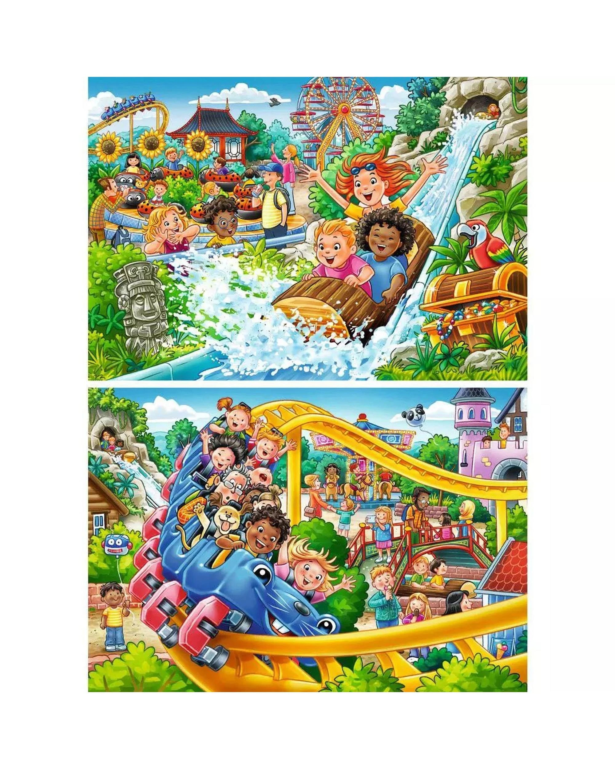 2 Ravensburger Amusement Park 2 x 24 Piece Jigsaw Puzzle 2 Pack, 2 of 5
