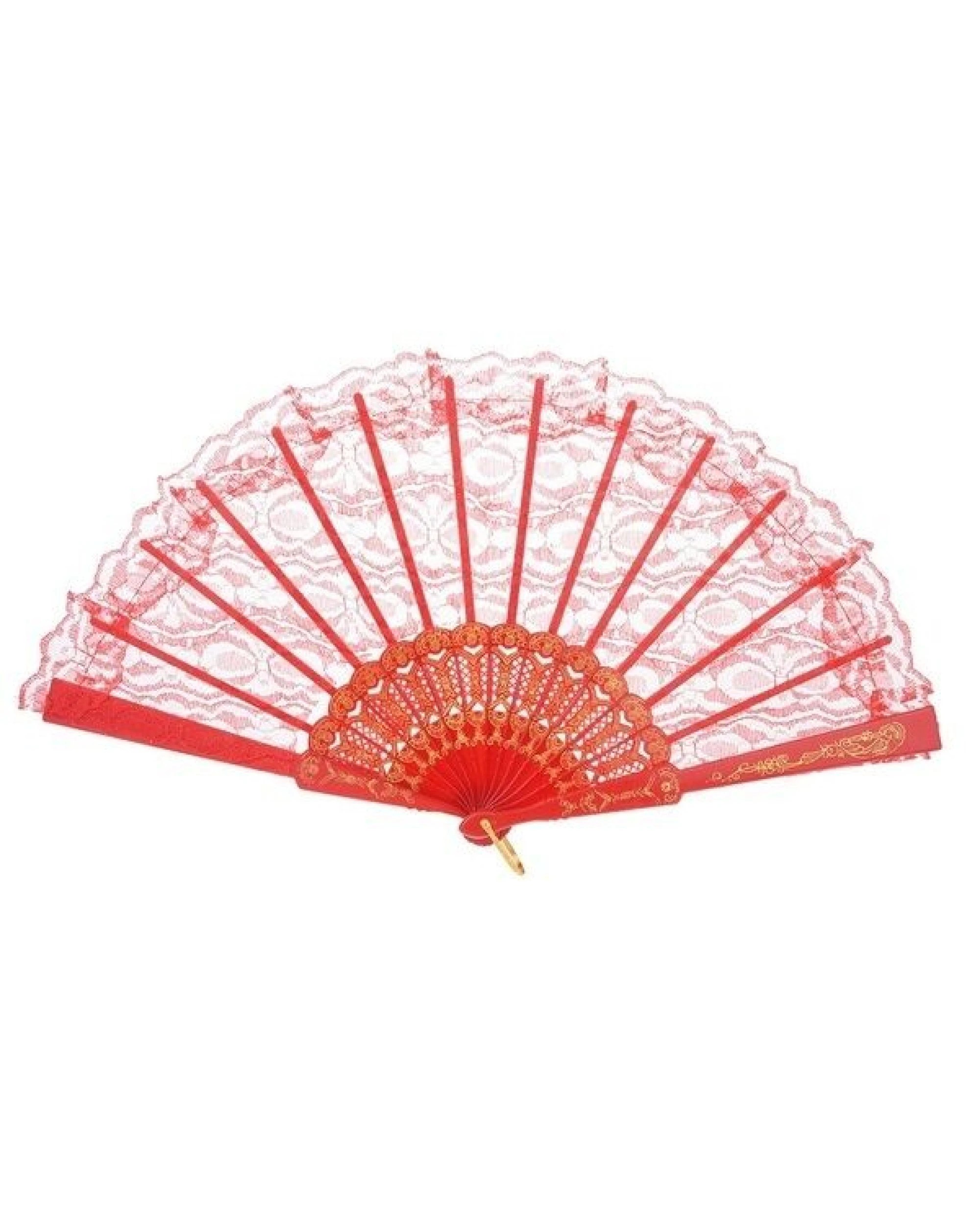3 BR Costumes Hand Folding Lace Fan for Weddings and Parties, 3 of 3