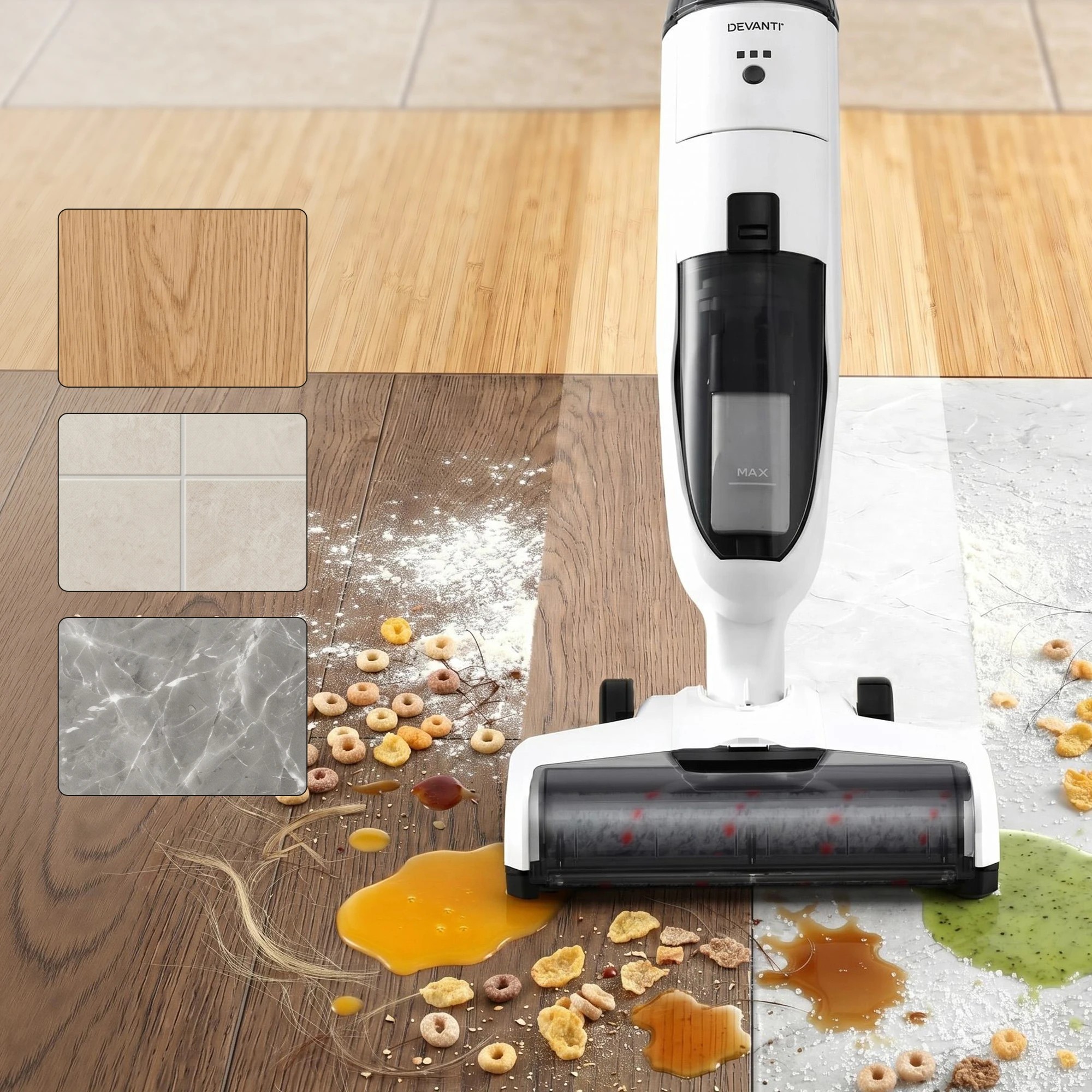 8 Devanti Wet Dry Stick Vacuum Cleaner - White, 8 of 9