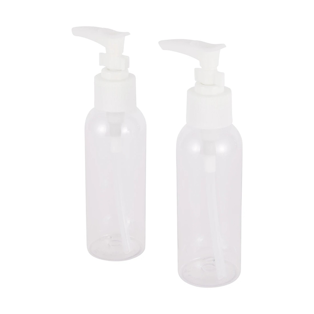 3 OXX Travel 2 Pack Pump Bottles - White and Clear, 3 of 9