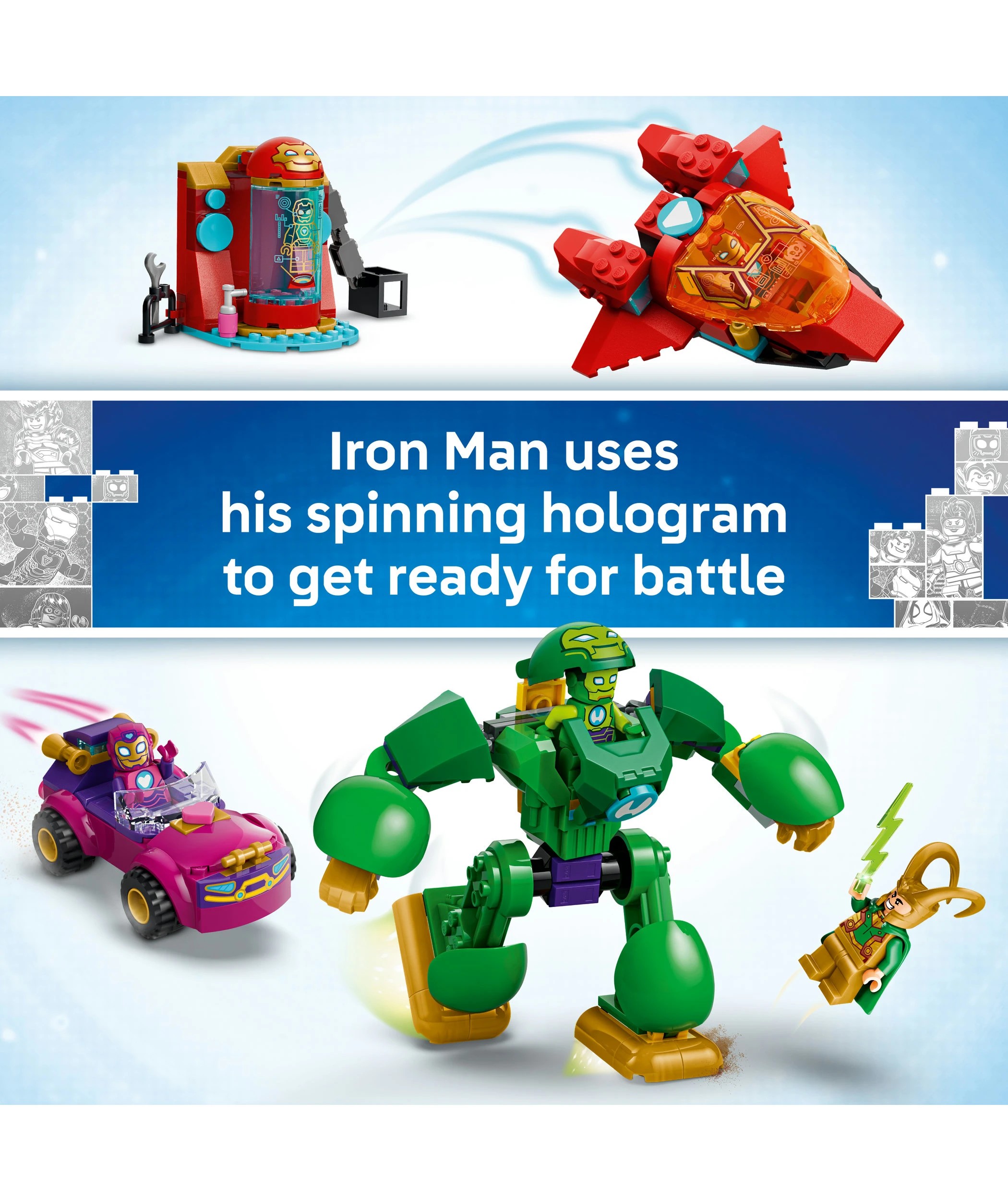 7 LEGO Disney Junior Marvel Loki vs. Team Iron Man 11211, 7 of 10