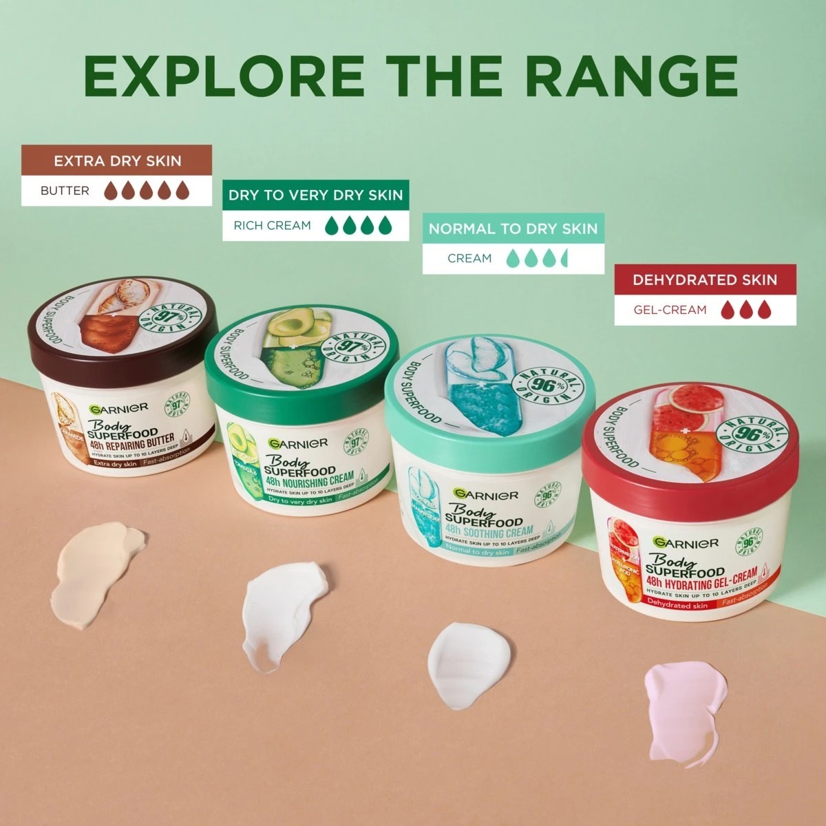 7 Garnier Body Superfood 48H Hydrating Gel-Cream - Watermelon and Hyaluronic Acid, 7 of 8