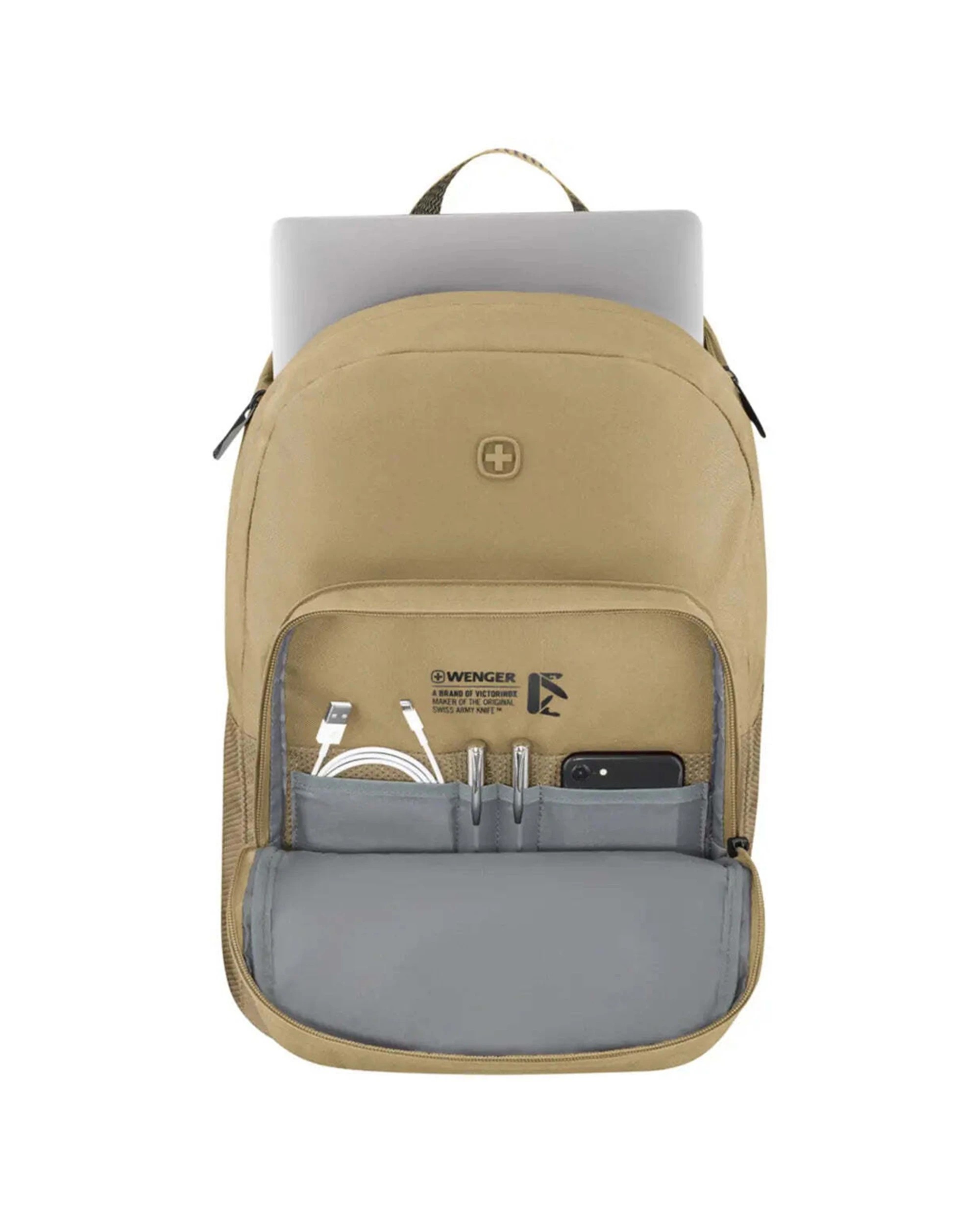 2 Wenger NEXT Crango 16in Laptop Backpack 25L Leakproof Insulated Hydrate Bottle - Brown, 2 of 5