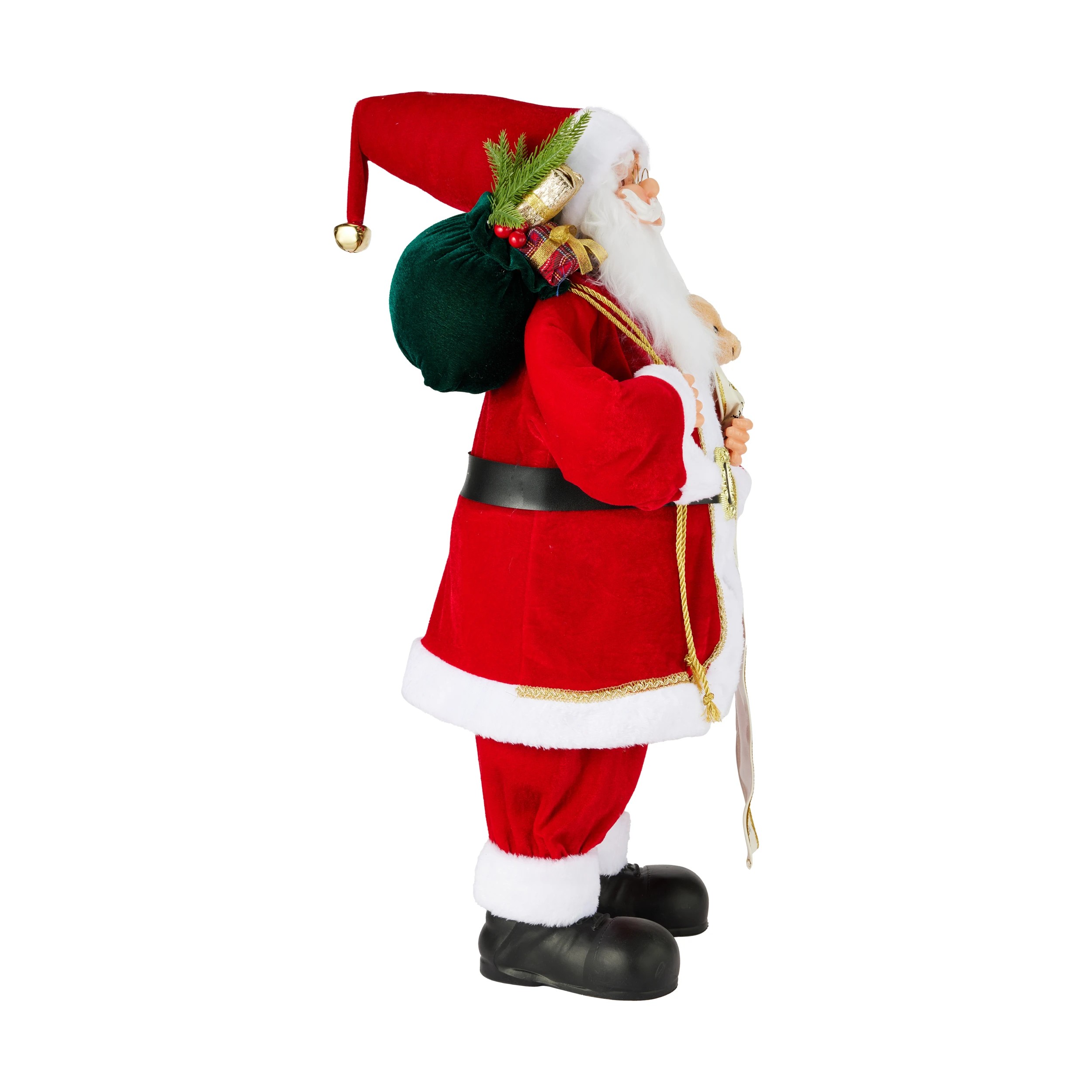 4 Light Up Traditional Santa, 4 of 7