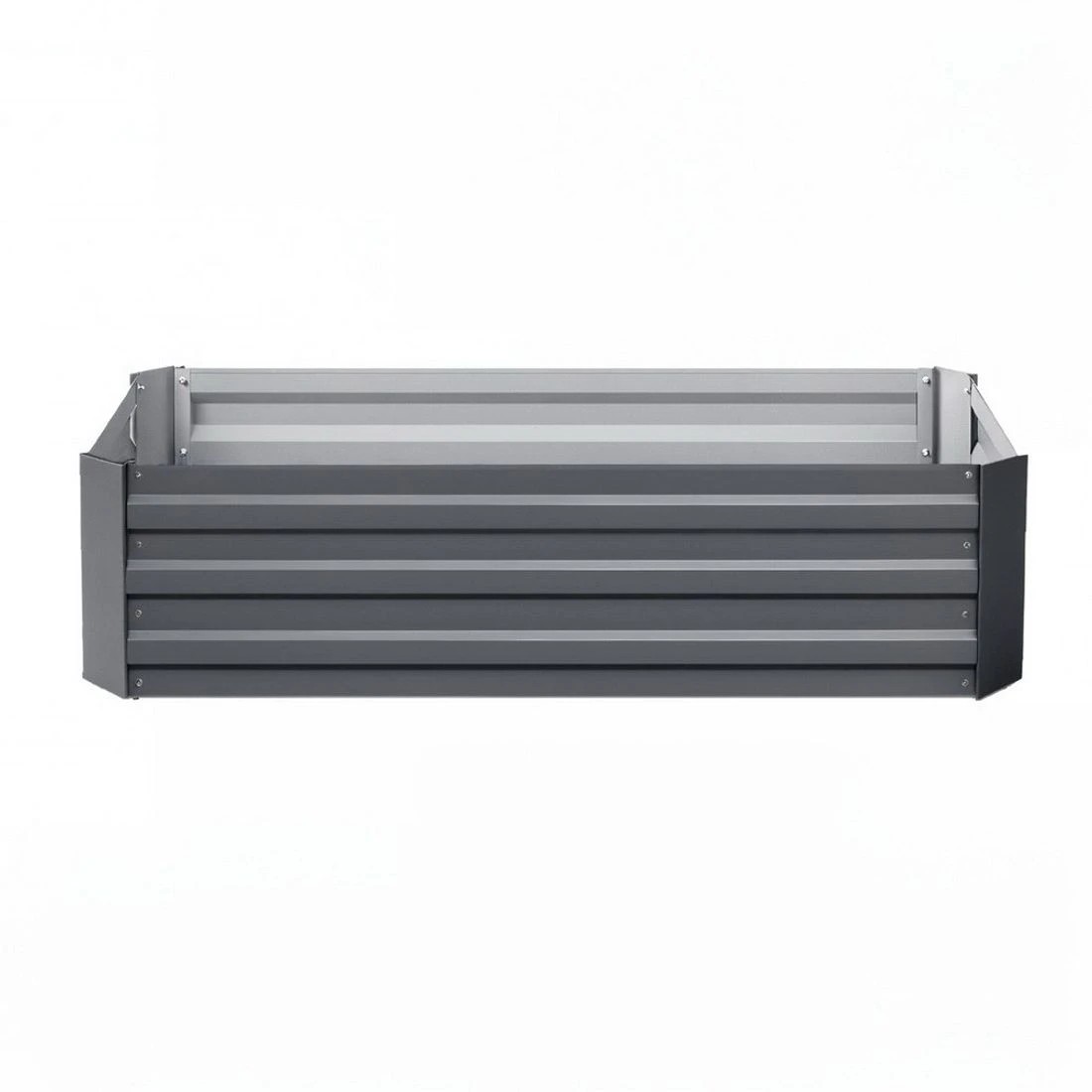 3 Green Fingers 2x Garden Bed 120x90cm Planter Box Raised Container Galvanised Herb - Grey, 3 of 6