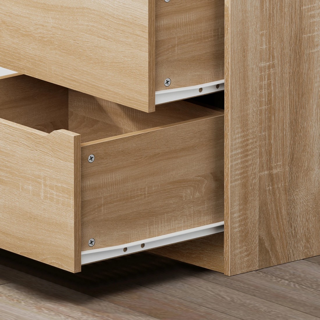 5 Alfordson Wardrobe Clothes Storage Cabinet Closet Organizer 3 Drawers - Wood, 5 of 10