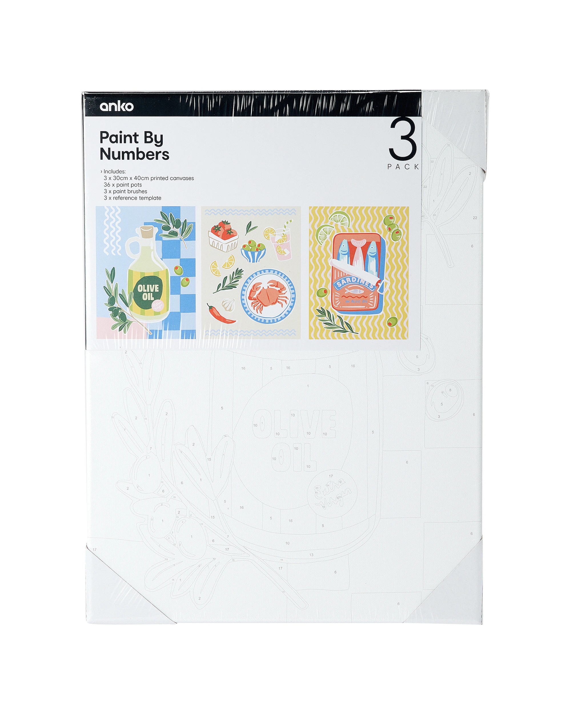 1 3 Pack Paint by Numbers - Pantry, 1 of 3