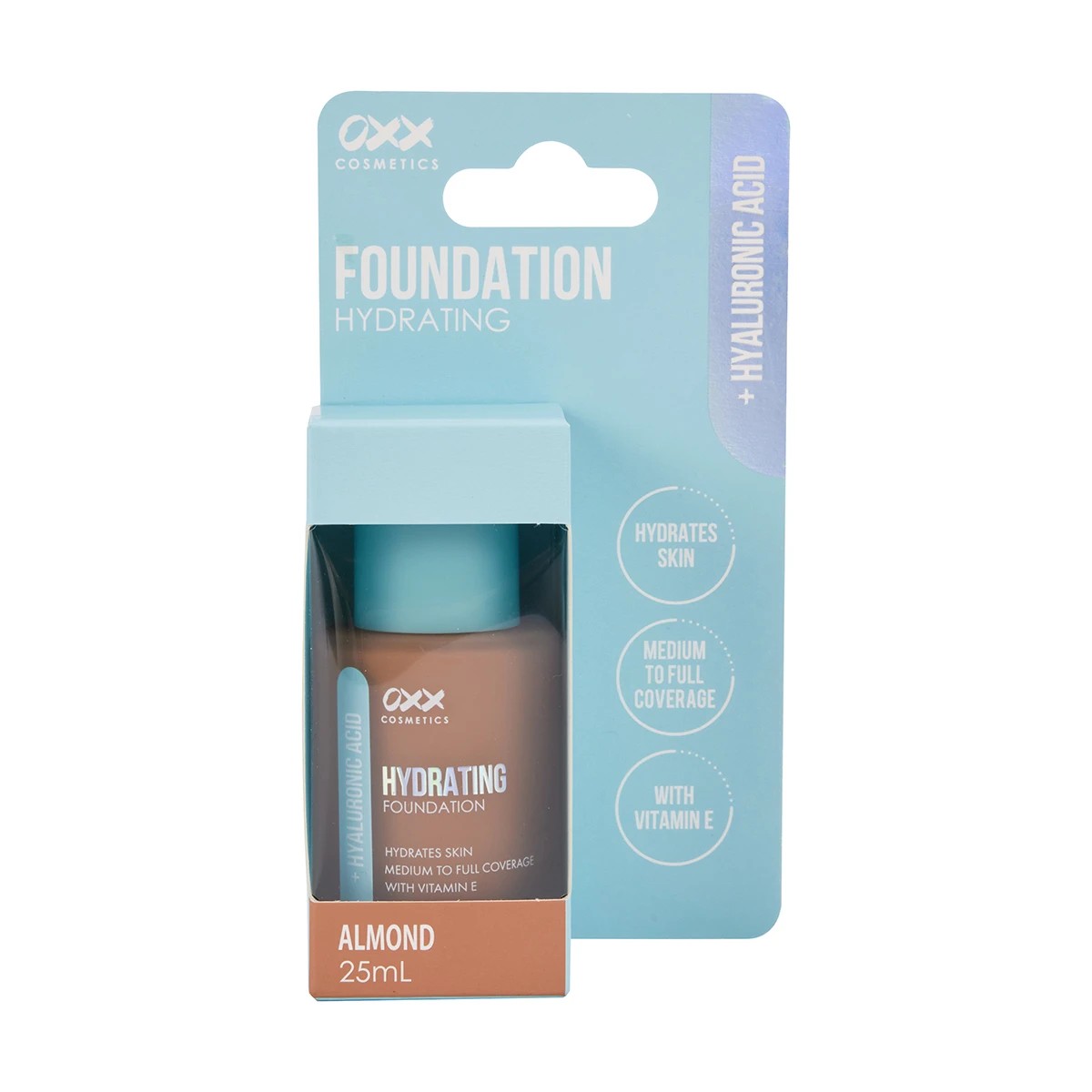 2 OXX Cosmetics Hyaluronic Acid Hydrating Foundation - Almond, 2 of 8