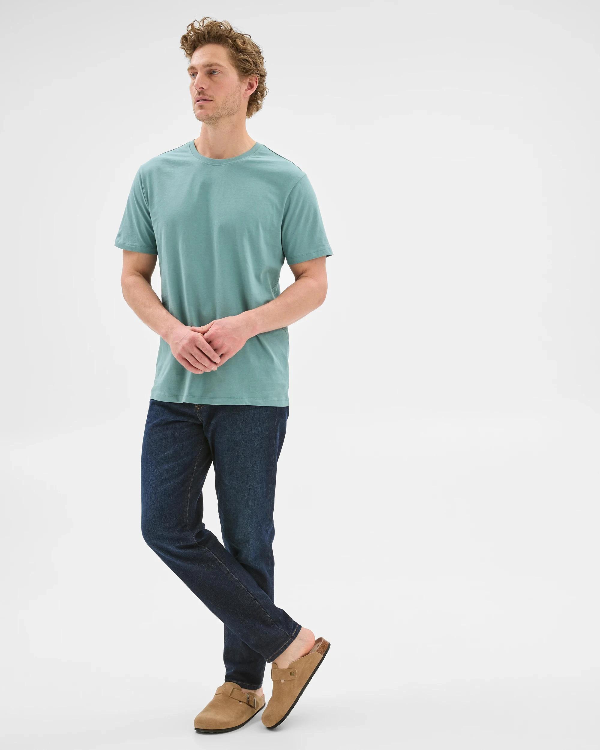 3 Target Australian Cotton Crew T-Shirt TEAL, 3 of 5