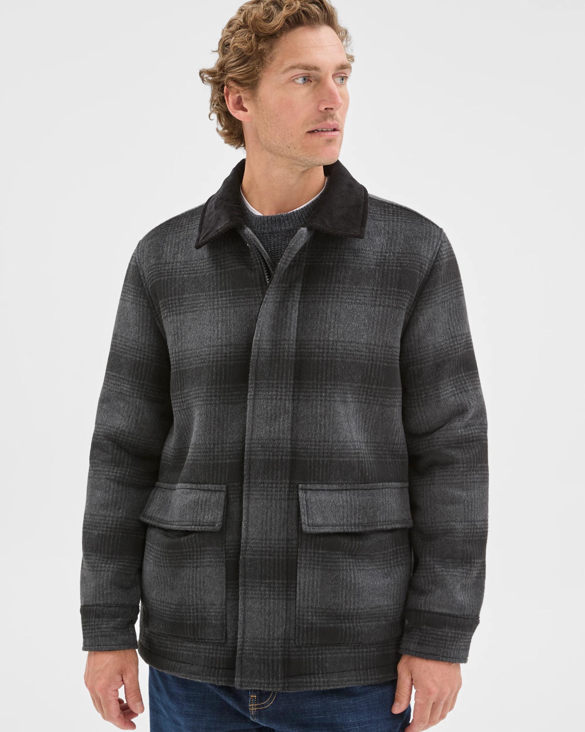 6 Target Man Long Sleeve Bushmans Jacket BLACK, 6 of 7