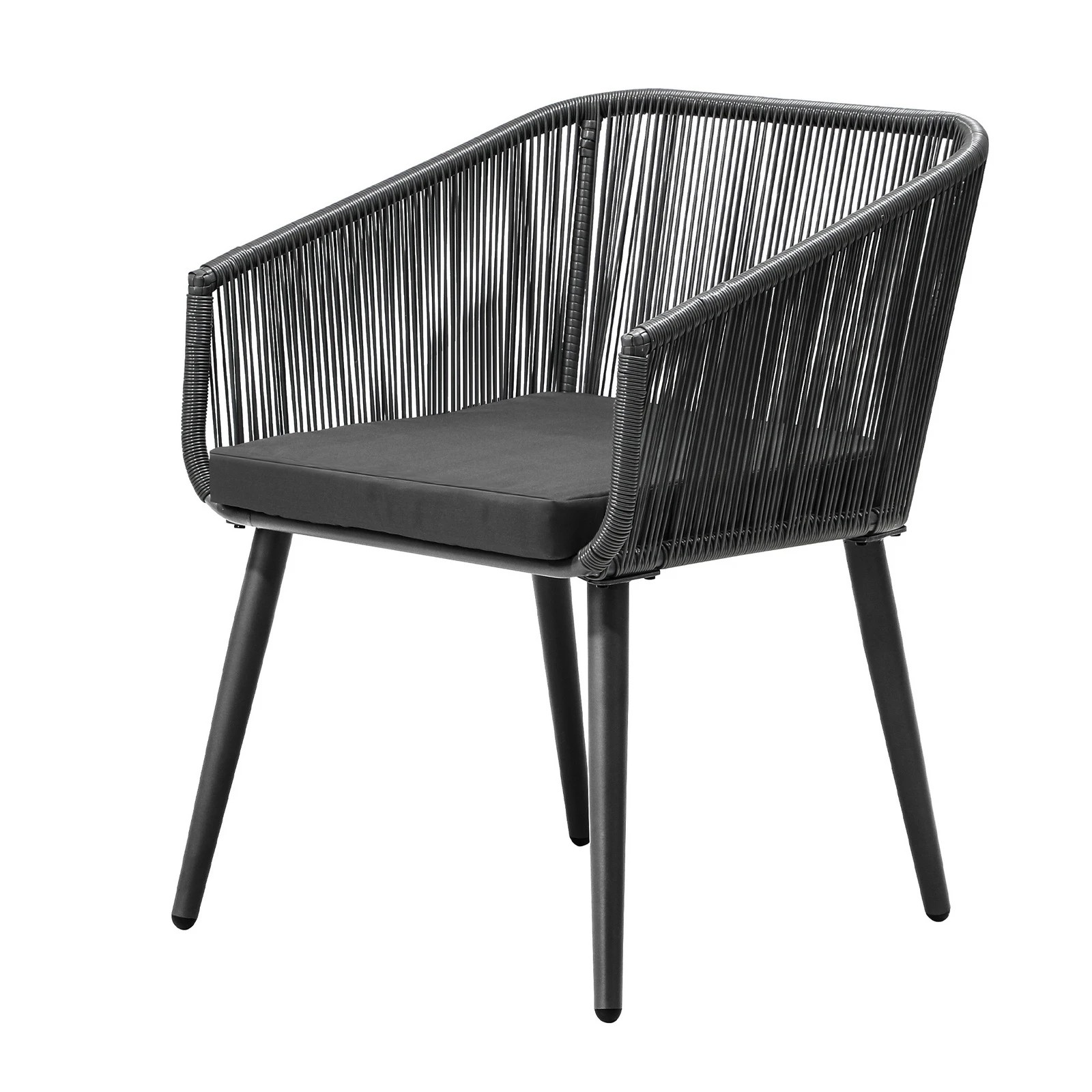 7 Livsip 3pcs Outdoor Dining Setting Marble-style Table Patio Furniture Bistro Set - Multi, 7 of 9