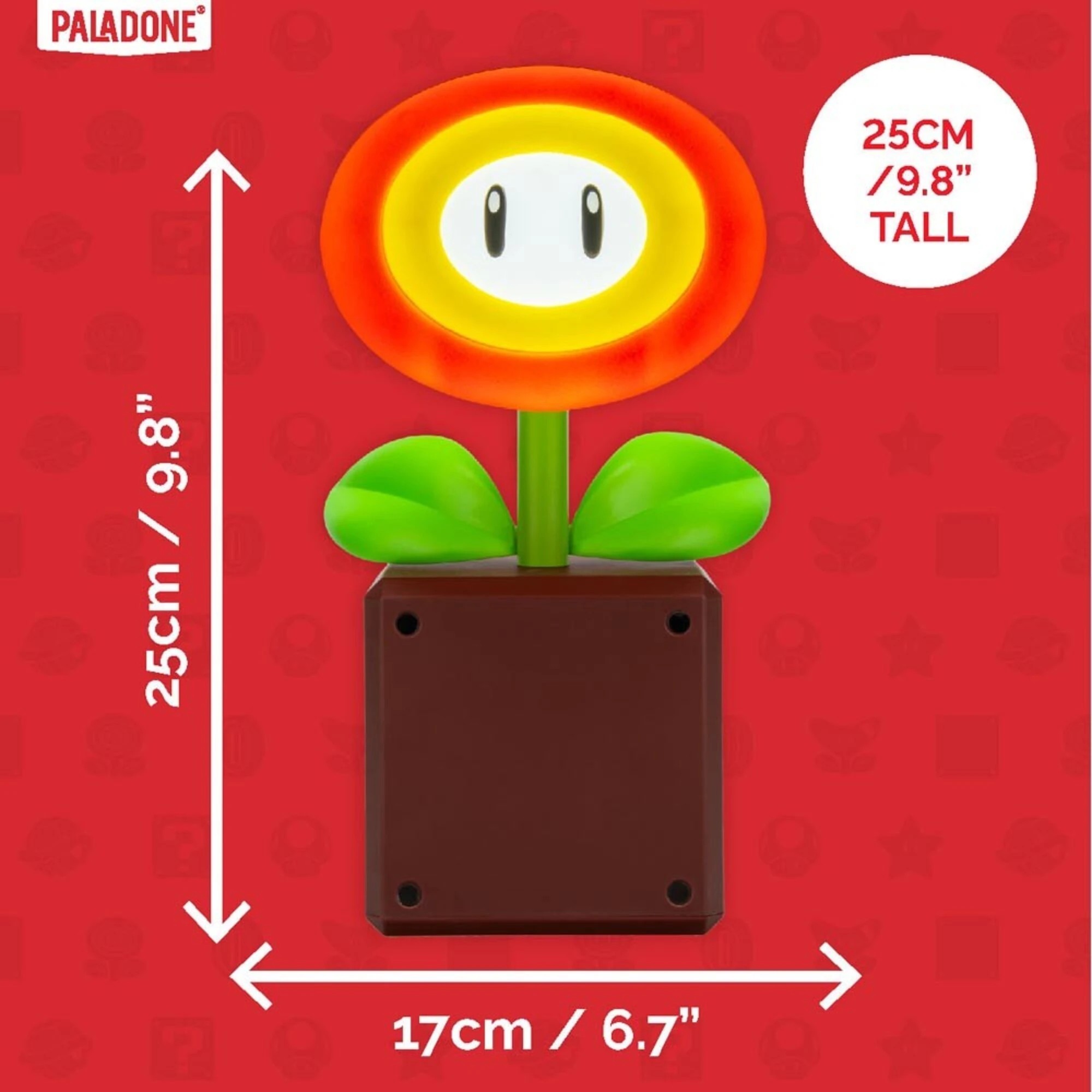 4 Nintendo - Super Mario Bros - Fire Flower Lamp - Multi, 4 of 5