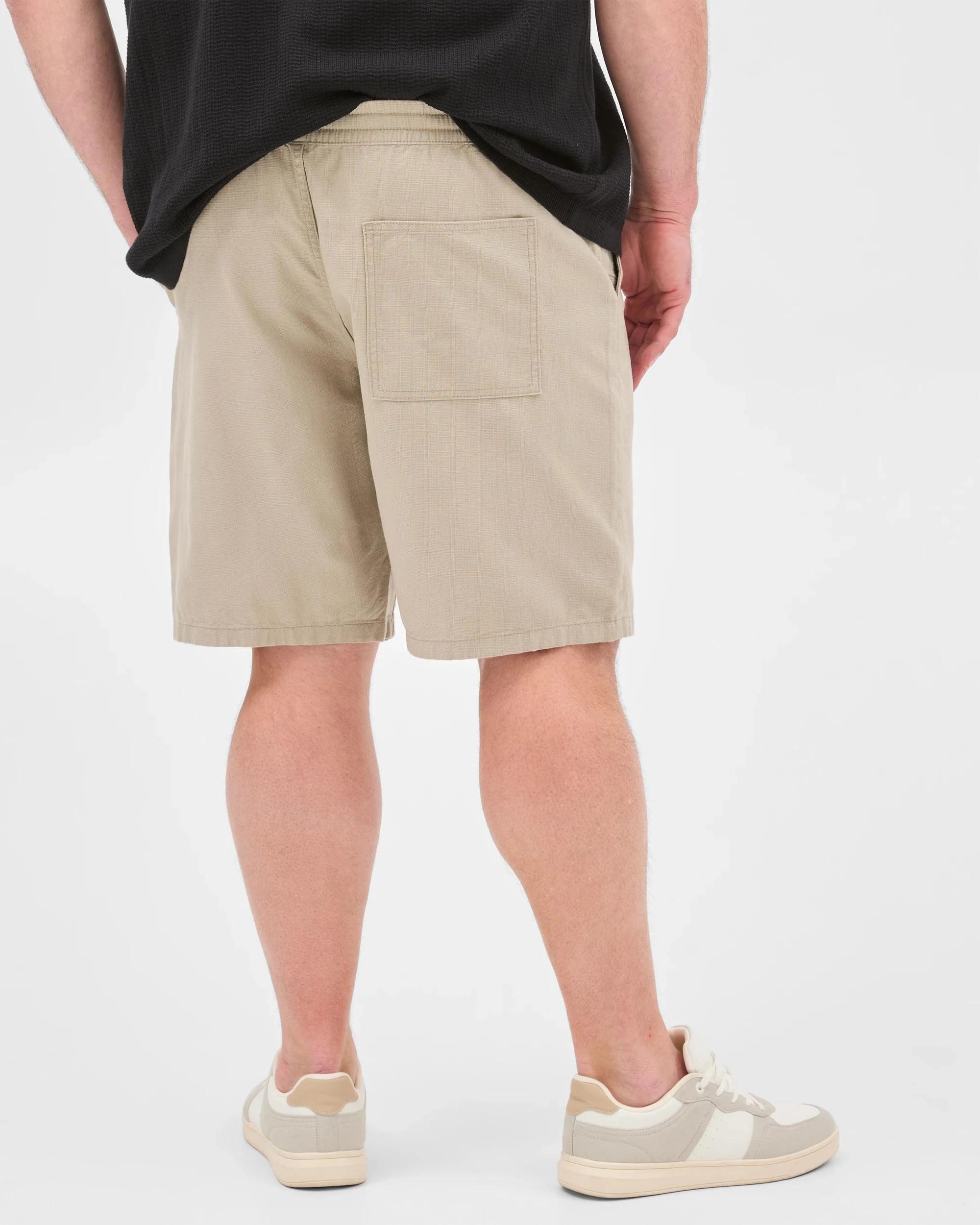 6 Target Man Plus Plus Size Australian Cotton Textured Shorts FOG, 6 of 6