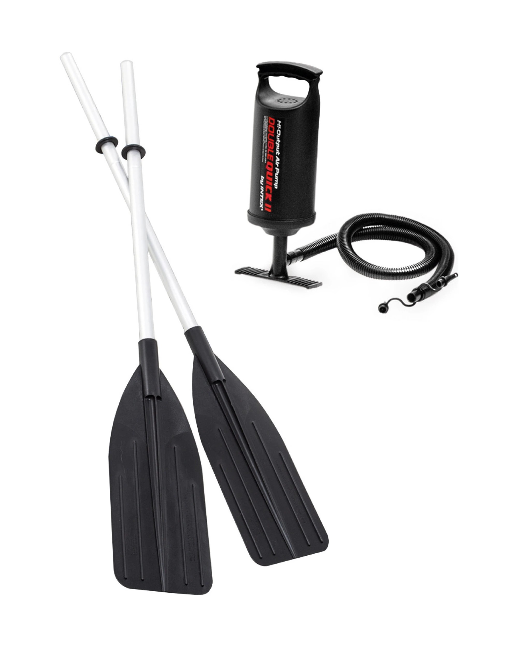 4 Intex 68370NP Challenger 3 Inflatable Boat Set - Blue, 4 of 9