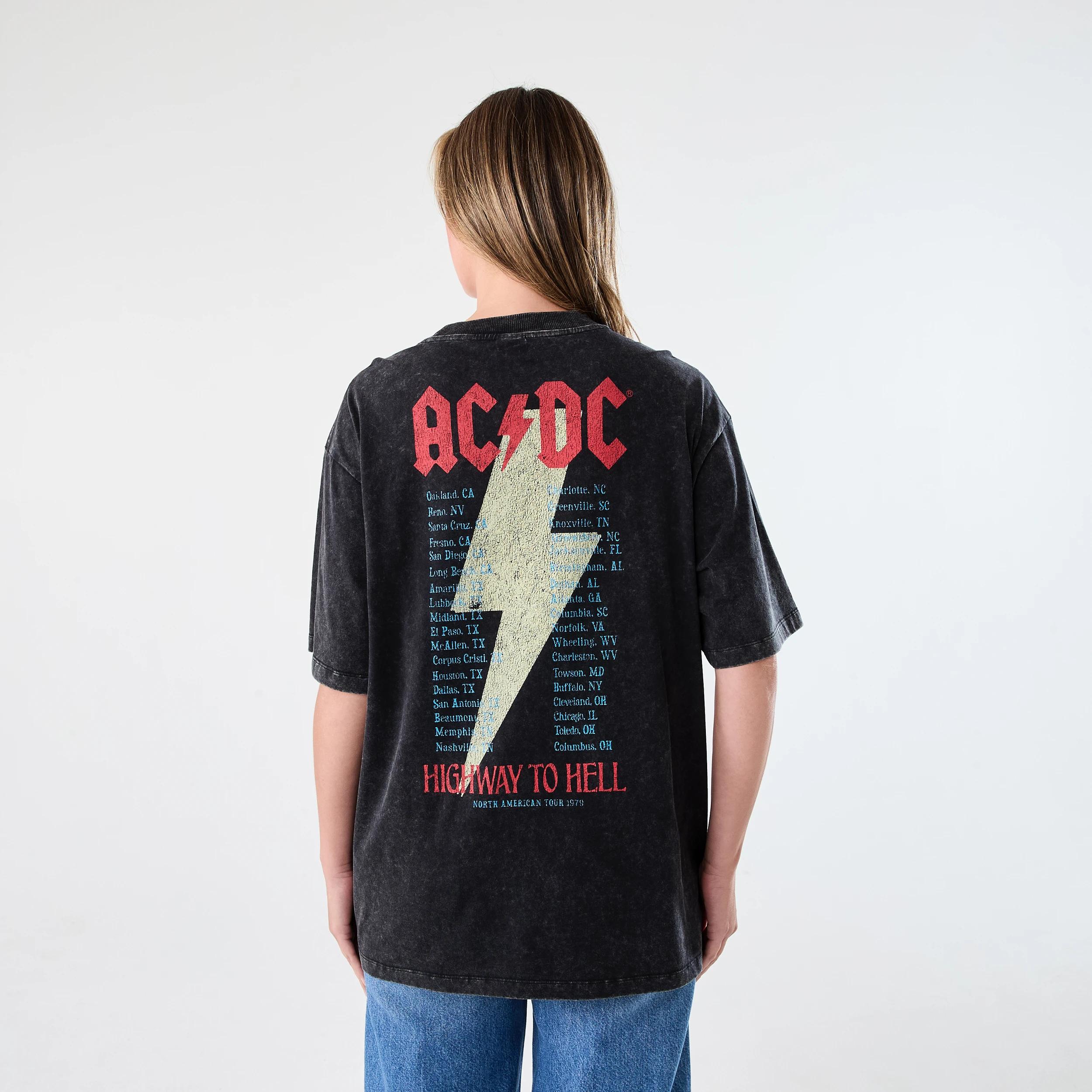 3 AC/DC License Short Sleeve Oversized T-shirt Acdc, 3 of 6