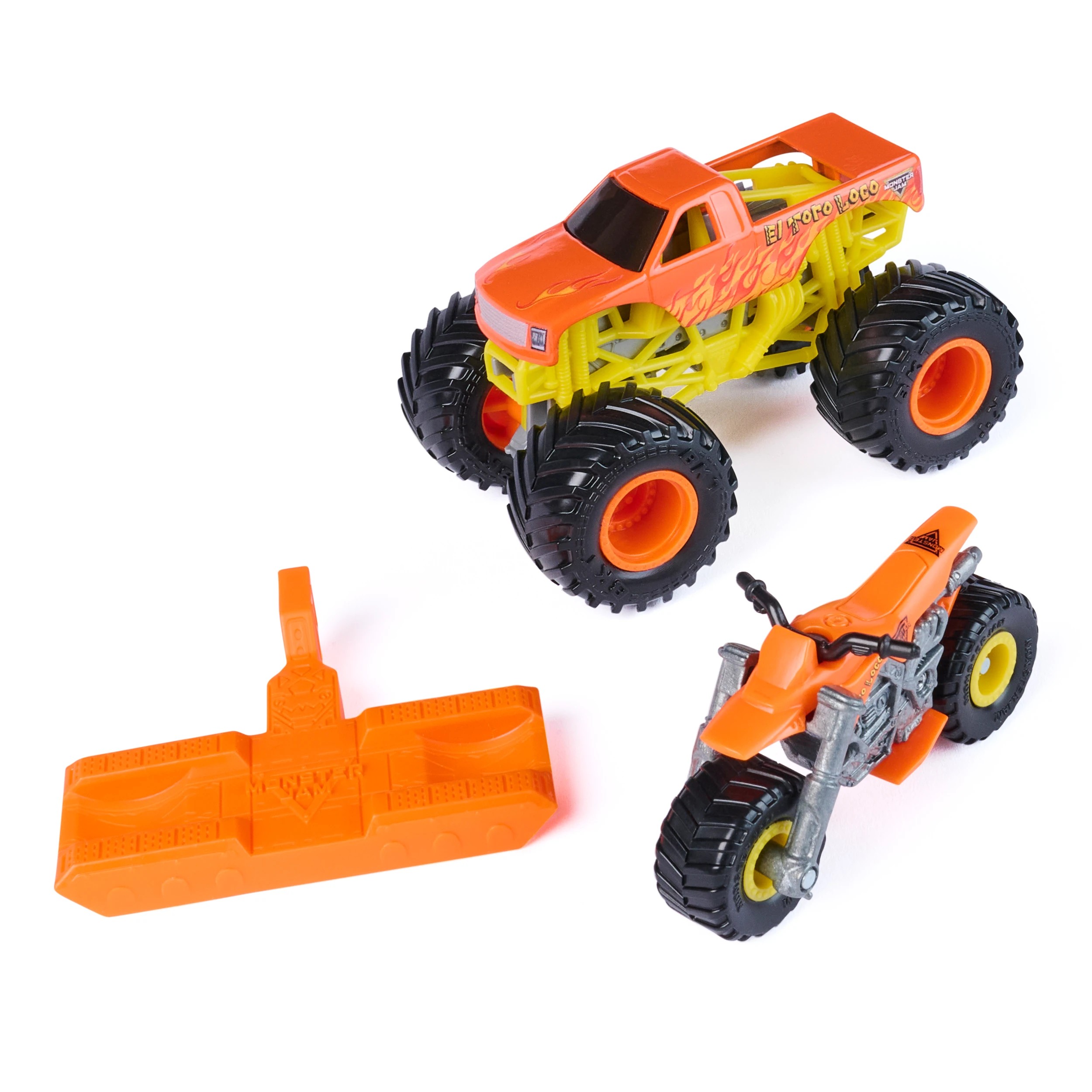 2 Monster Jam 1:64 Scale Truck and Bike Set - Assorted, 2 of 7