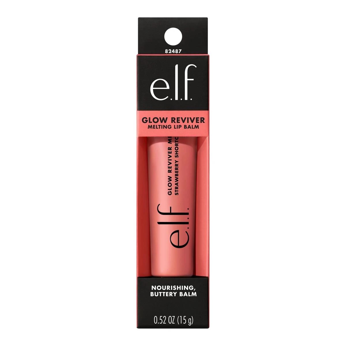 1 e.l.f. Glow Reviver Melting Lip Balm - Strawberry Shortcake, 1 of 4