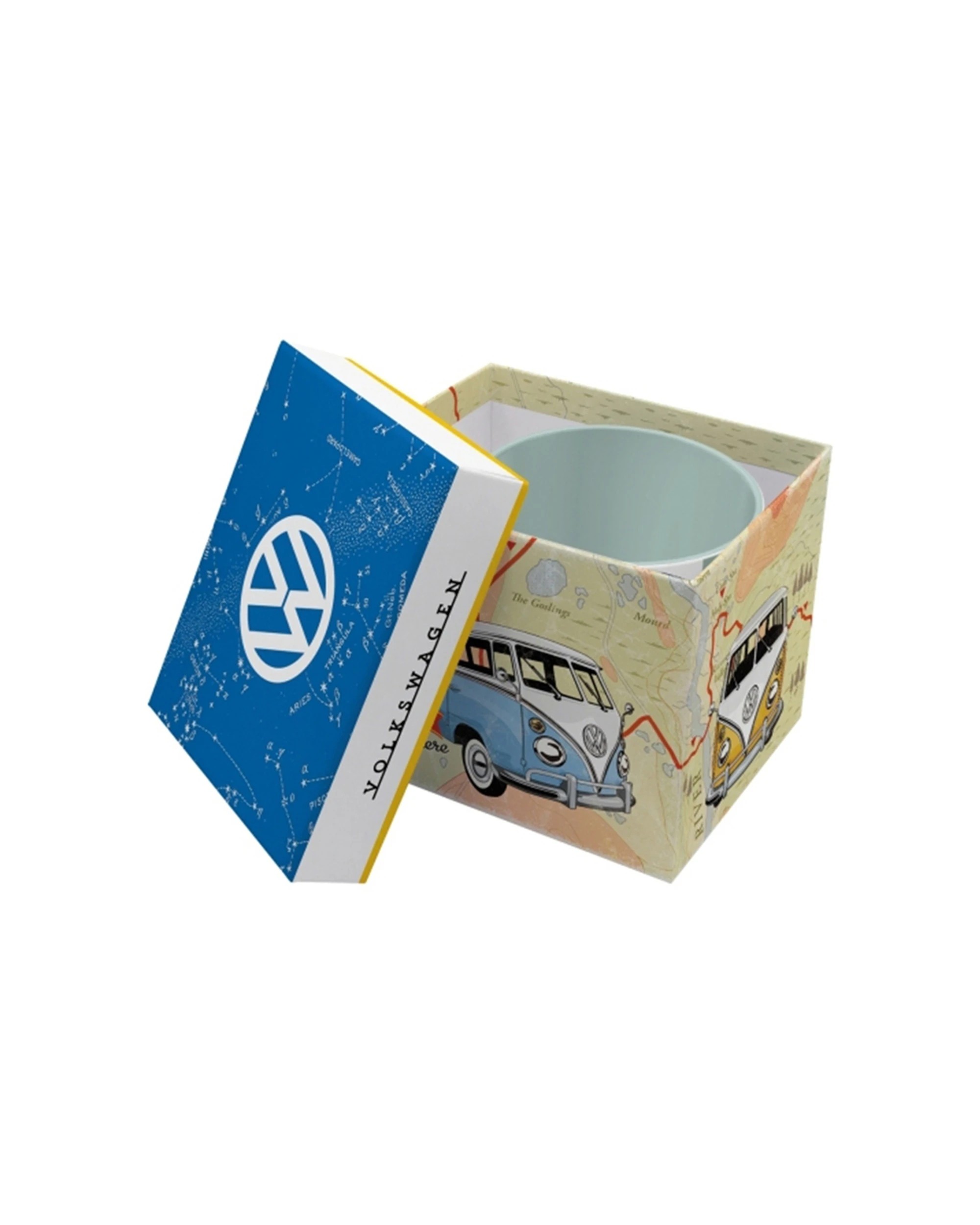 2 Nostalgic-Art Ceramic Mug 330ml Mug - VW Car Good Things Are Ahead Of You - Multi, 2 of 4