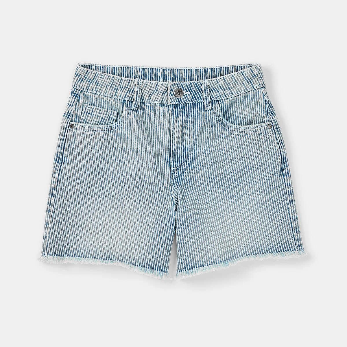 8 Bermuda Denim Shorts Den Stripe, 8 of 9