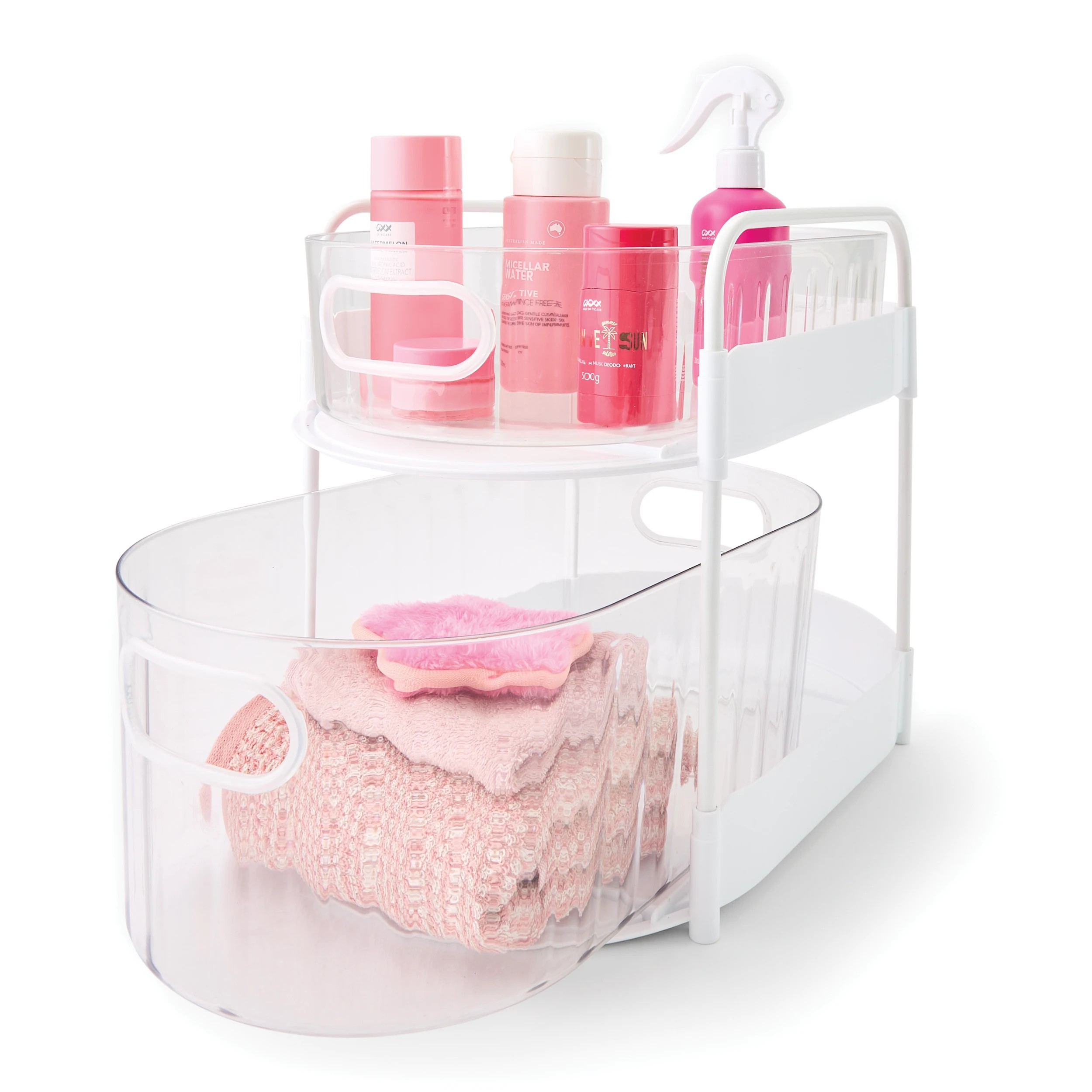1 2 Tier Under Sink Organiser - Small, 1 of 9