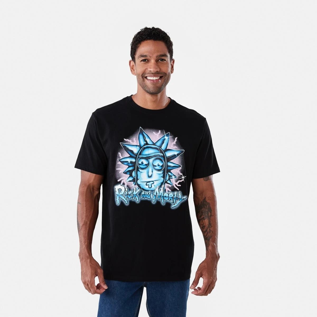 1 Rick and Morty License T-shirt Black, 1 of 5