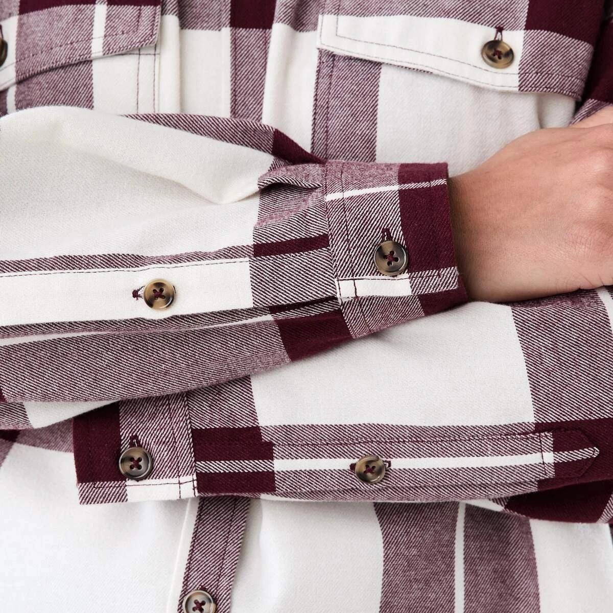 7 Long Sleeve Brushed Check Shirt Abi Check, 7 of 7