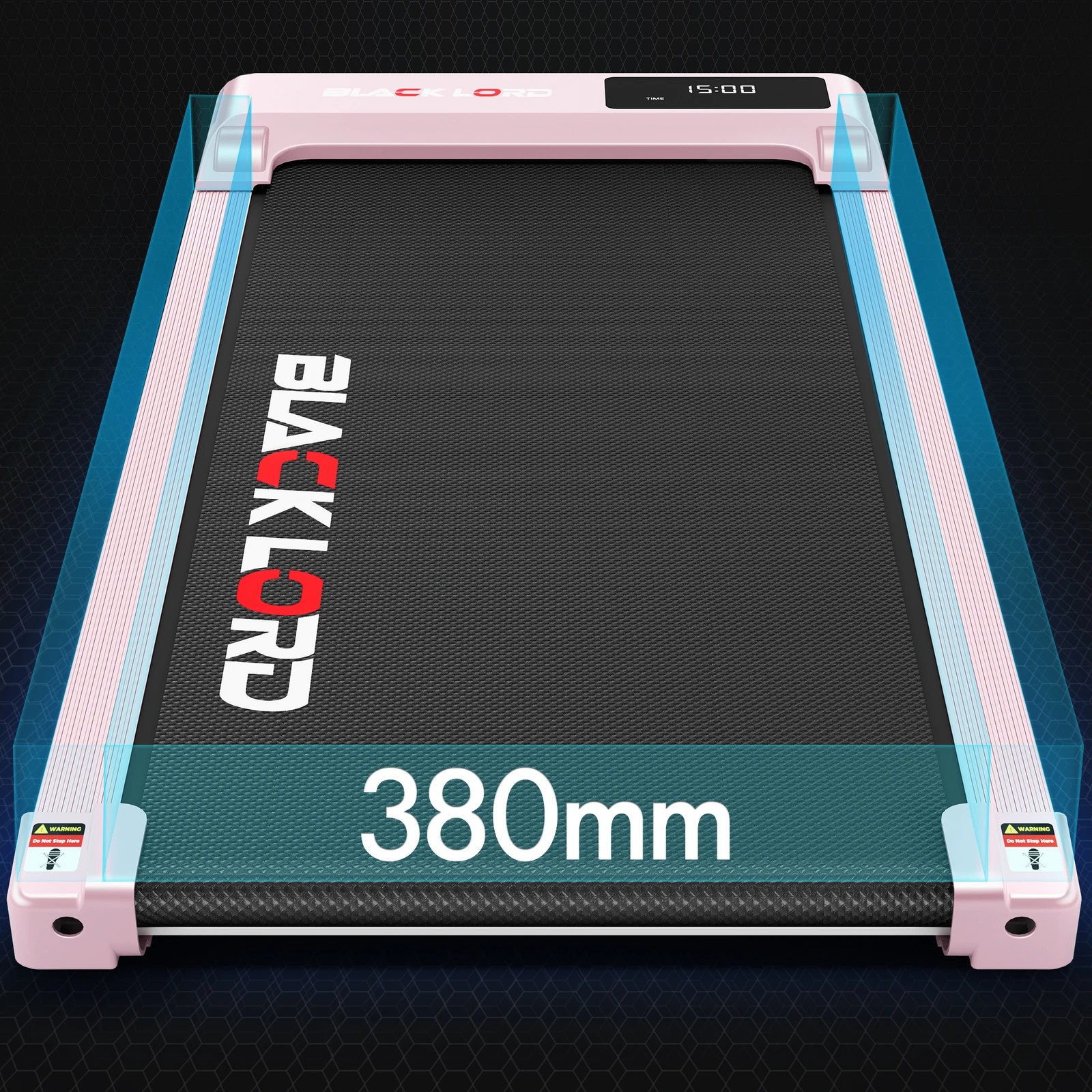 7 Black Lord Treadmill Electric Walking Pad Under Desk Home Gym Incline - Pink, 7 of 10