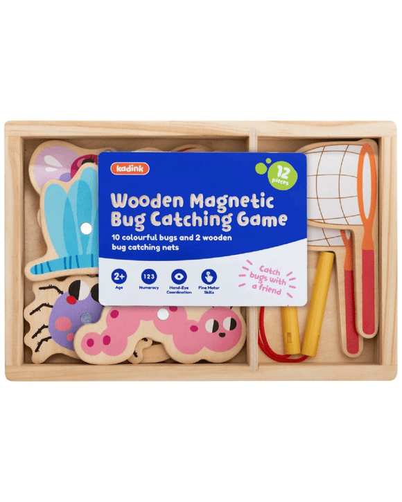 Kadink Wooden Magnetic Bug Catching Set