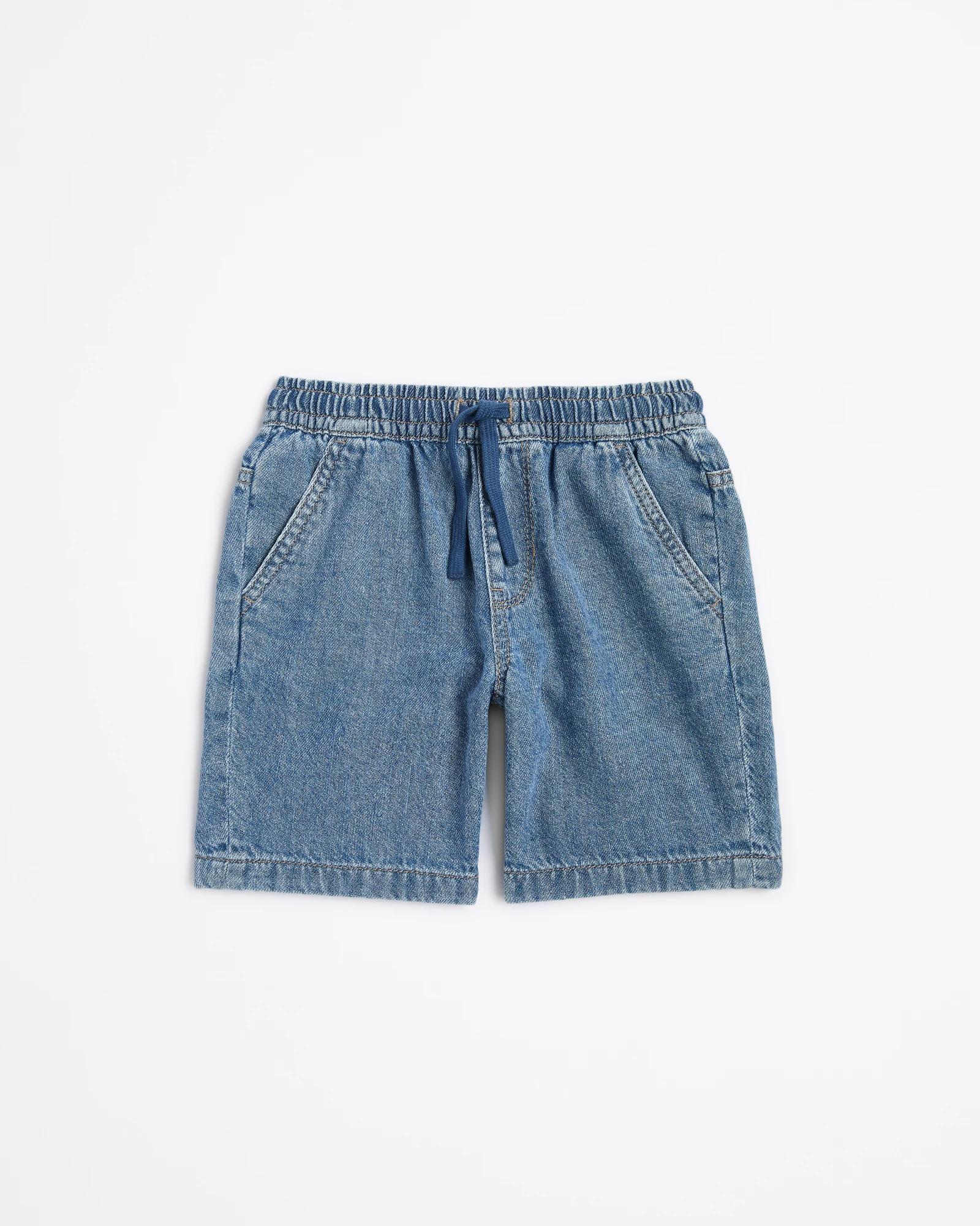 1 Target Denim Pull On Volley Shorts MID WASH, 1 of 3
