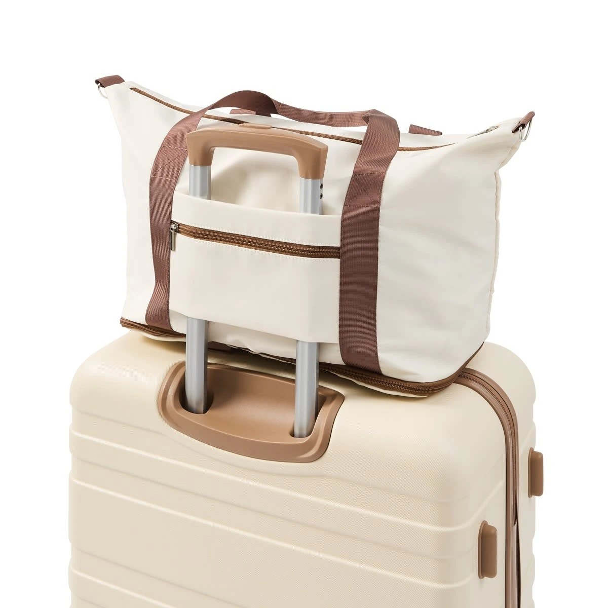7 5 Piece Luggage Set - Beige, 7 of 10