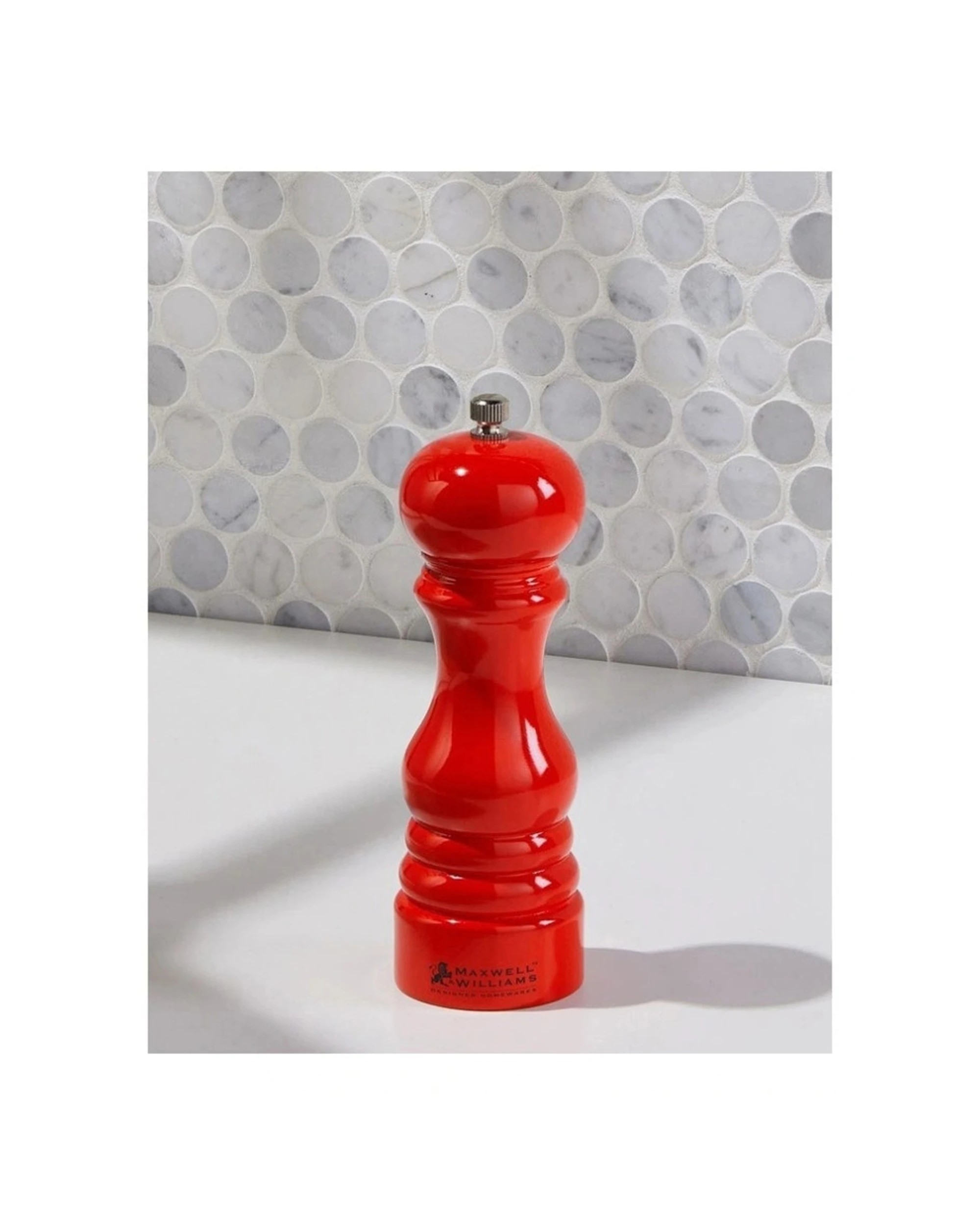 5 Maxwell & Williams 2x Seasons Salt and Pepper Mill Set 15cm - Red, 5 of 6