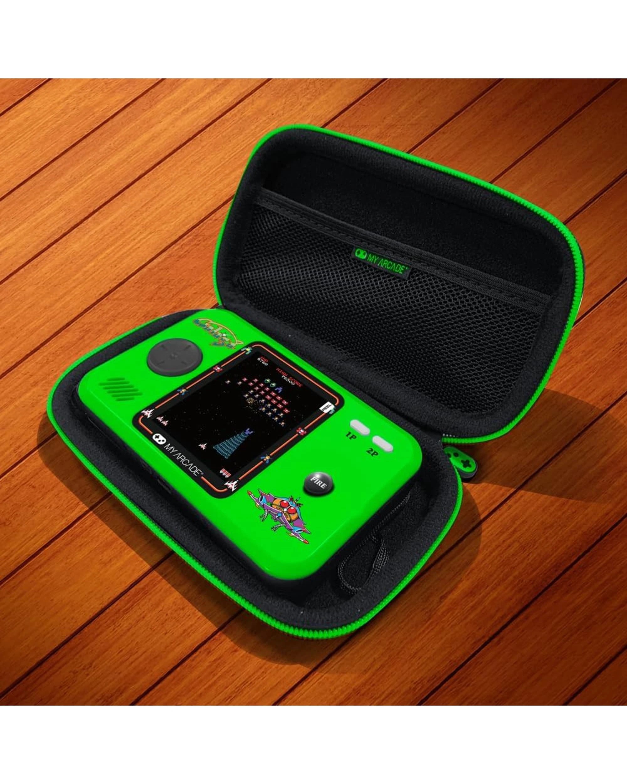 5 My Arcade Galaga Pocket Player Pro + Travel Case, 5 of 8