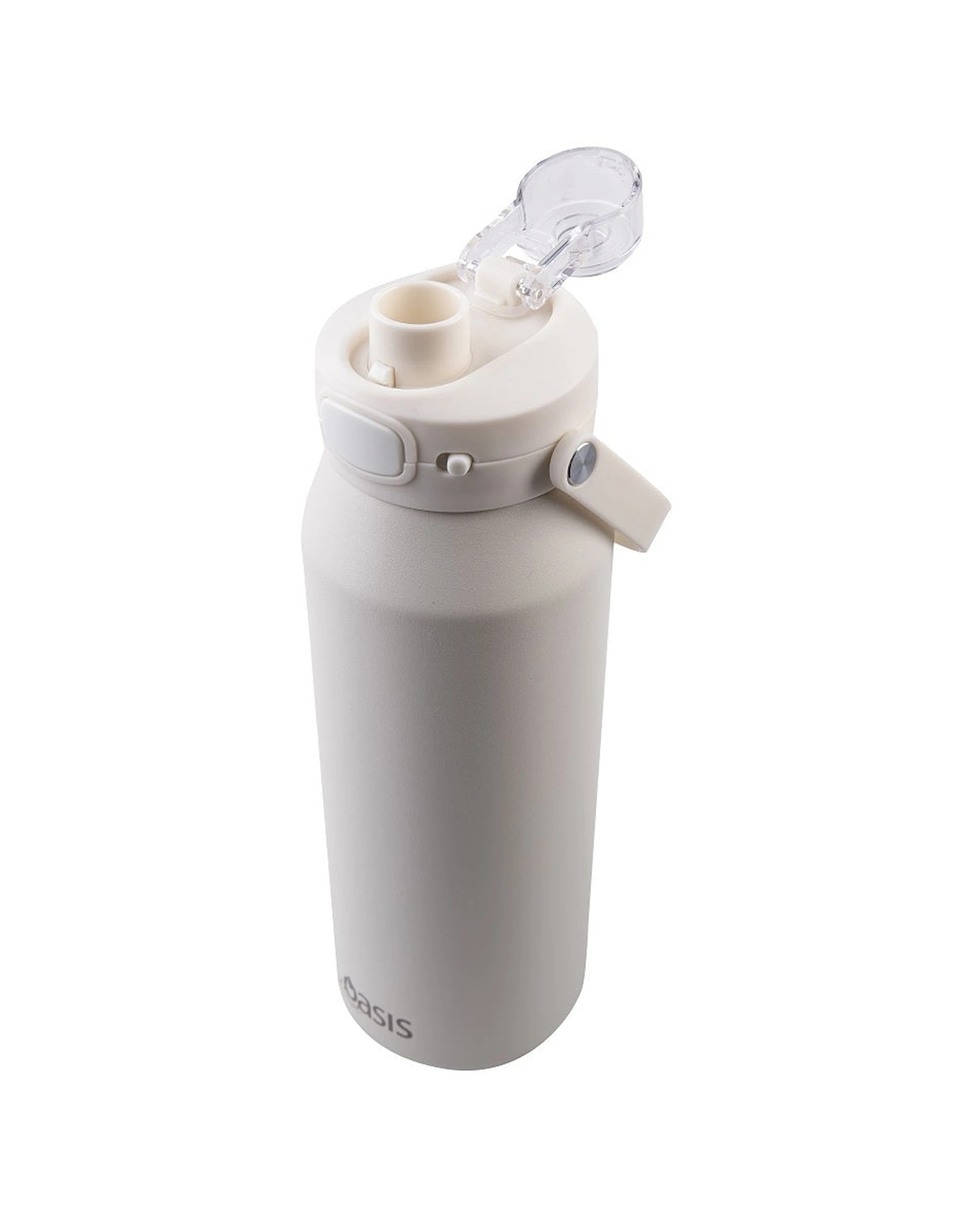 4 Oasis Capri Stainless Steel Insulated Bottle Alabaster Quick Release Lid 8864AL - White, 4 of 9