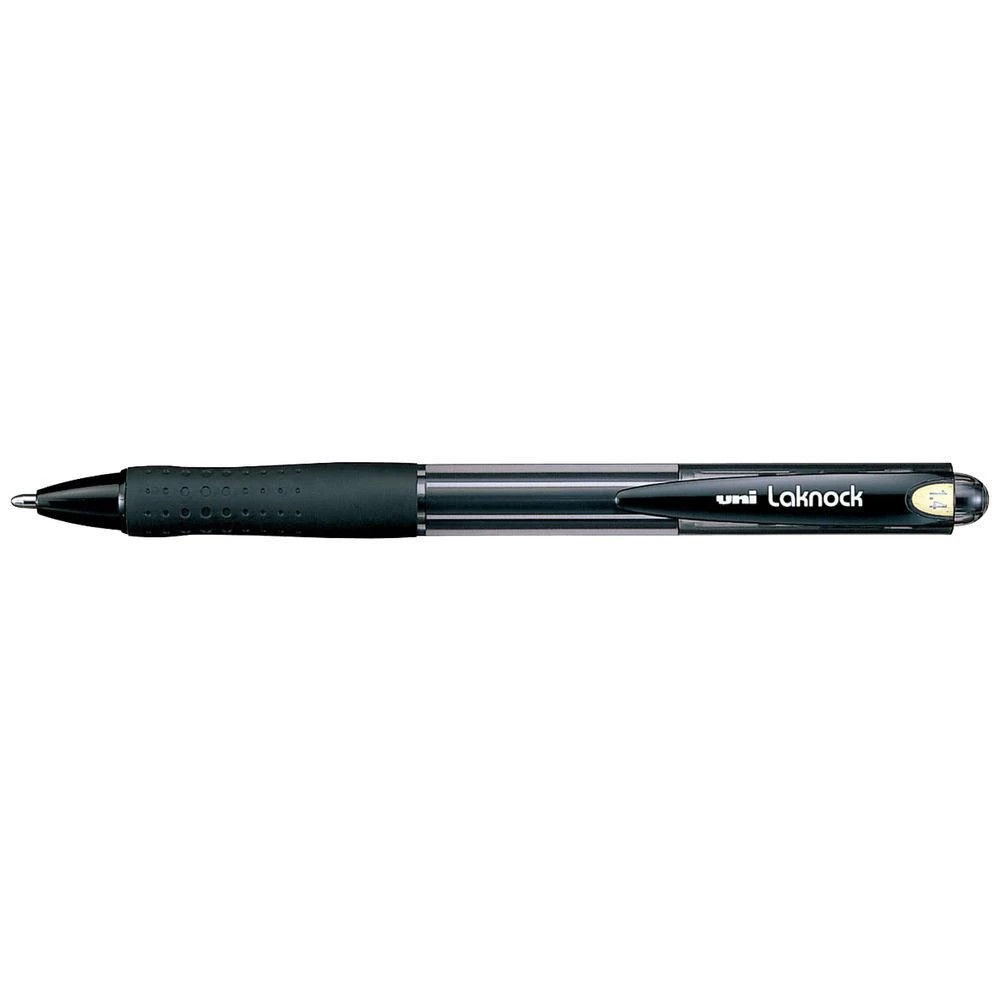 1 Uni Laknock Ballpoint Pen 1.4mm Black, 1 of 1