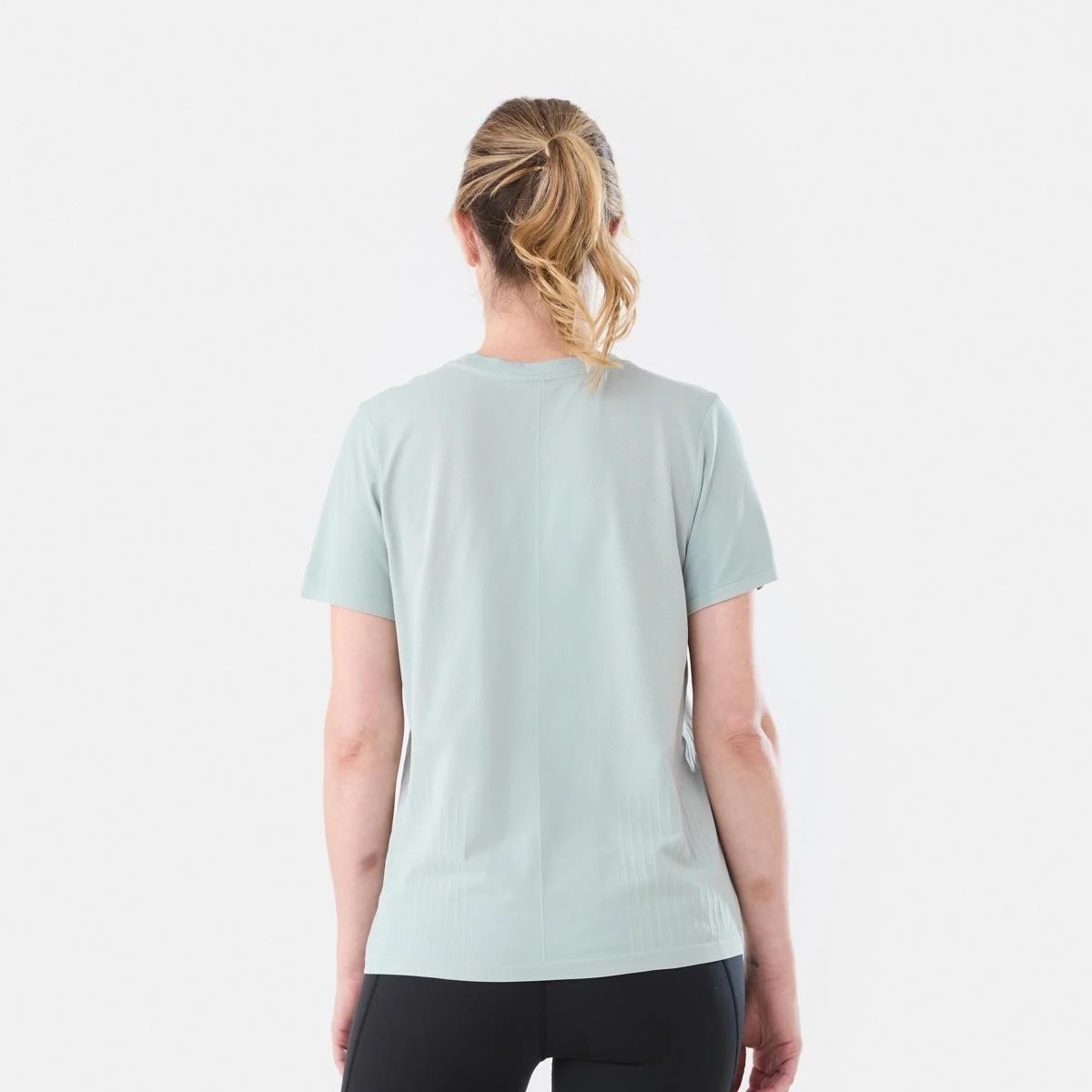 3 Active Womens Seamfree Crew Neck T-shirt LINDSEY GREEN, 3 of 6
