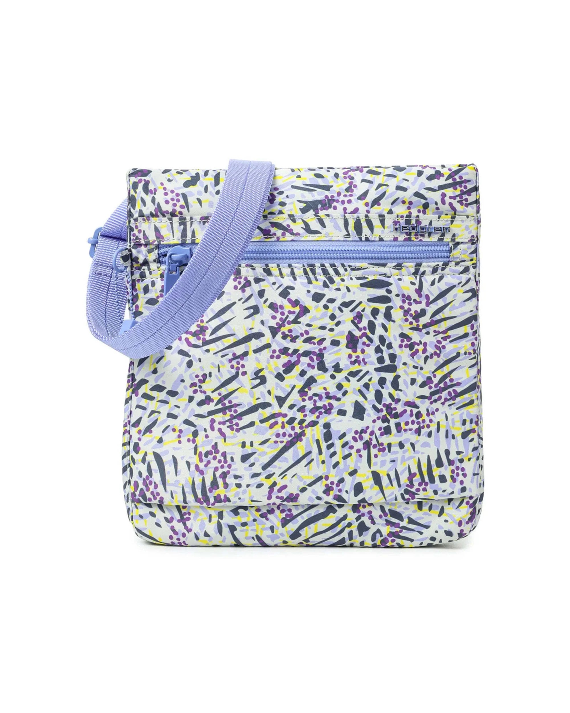 1 Hedgren Leonce Small Vertical Crossbody Bag with RFID Secure Design Jungle Print - Multi, 1 of 7