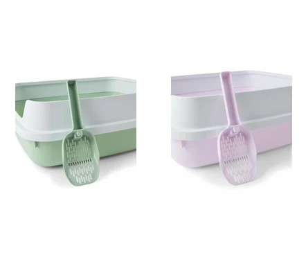 9 Cat Litter Box with Scoop - Assorted, 9 of 9