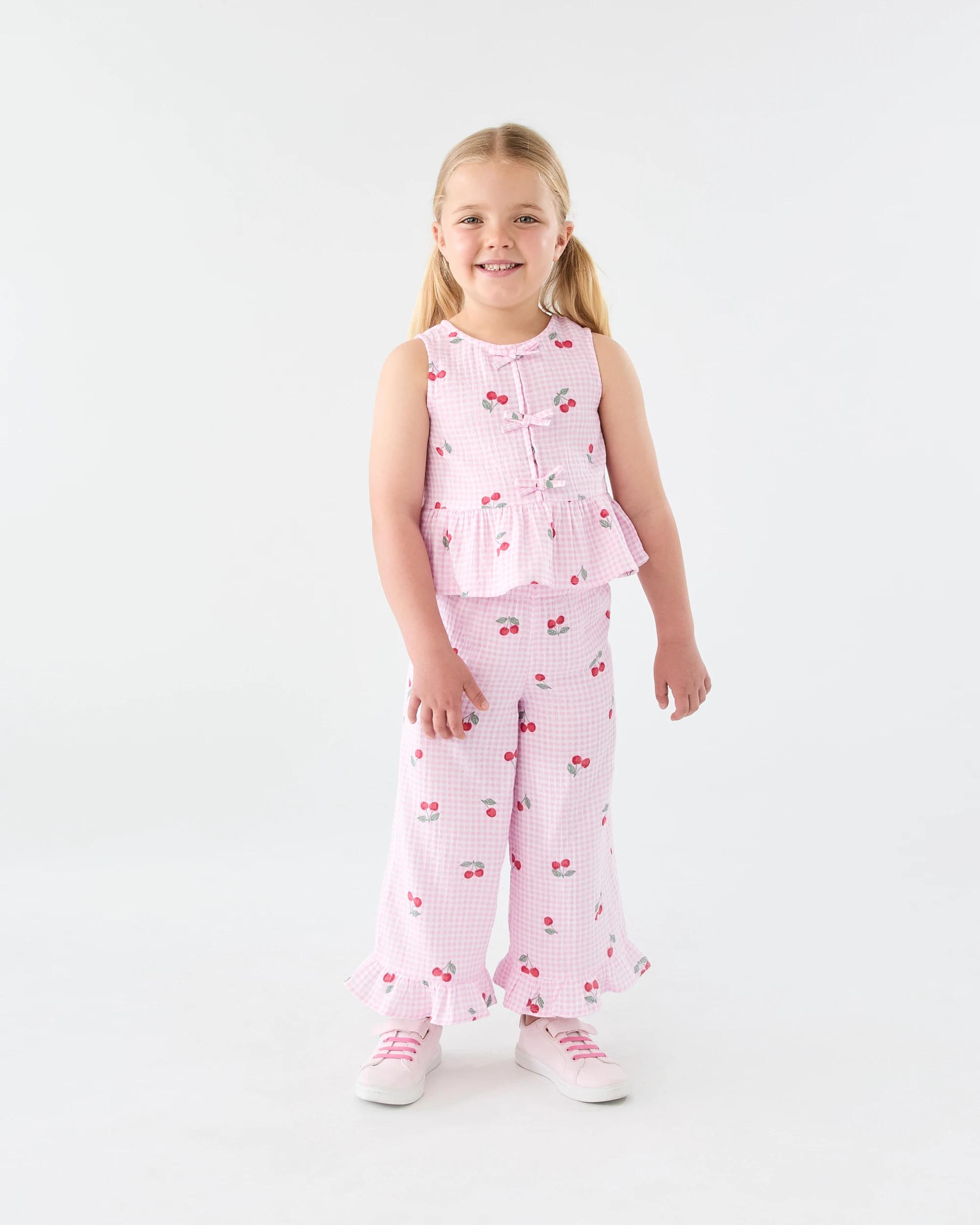 5 Frill Hem Pants Pnk Cherry, 5 of 6