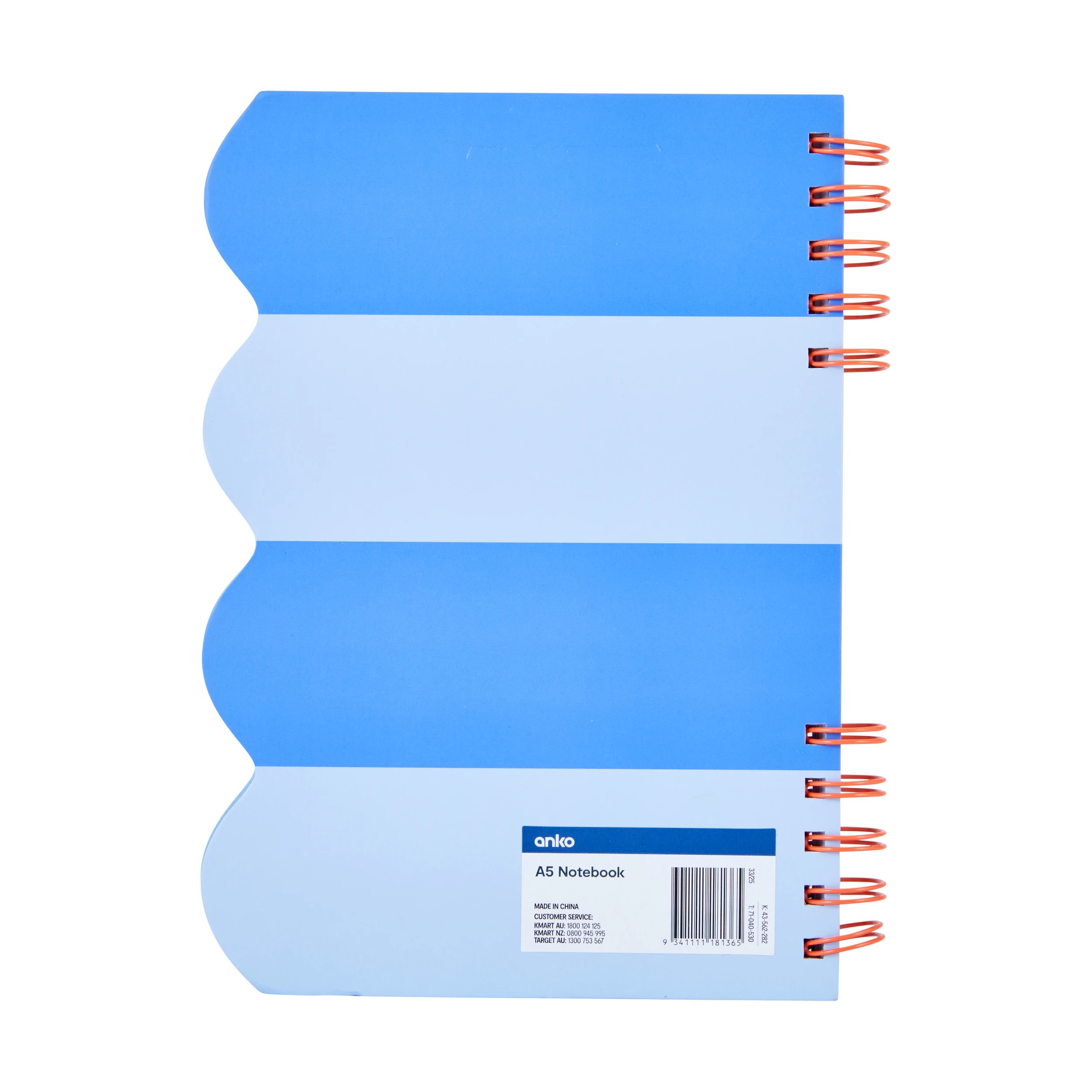 4 A5 Notebook - Blue, 4 of 4