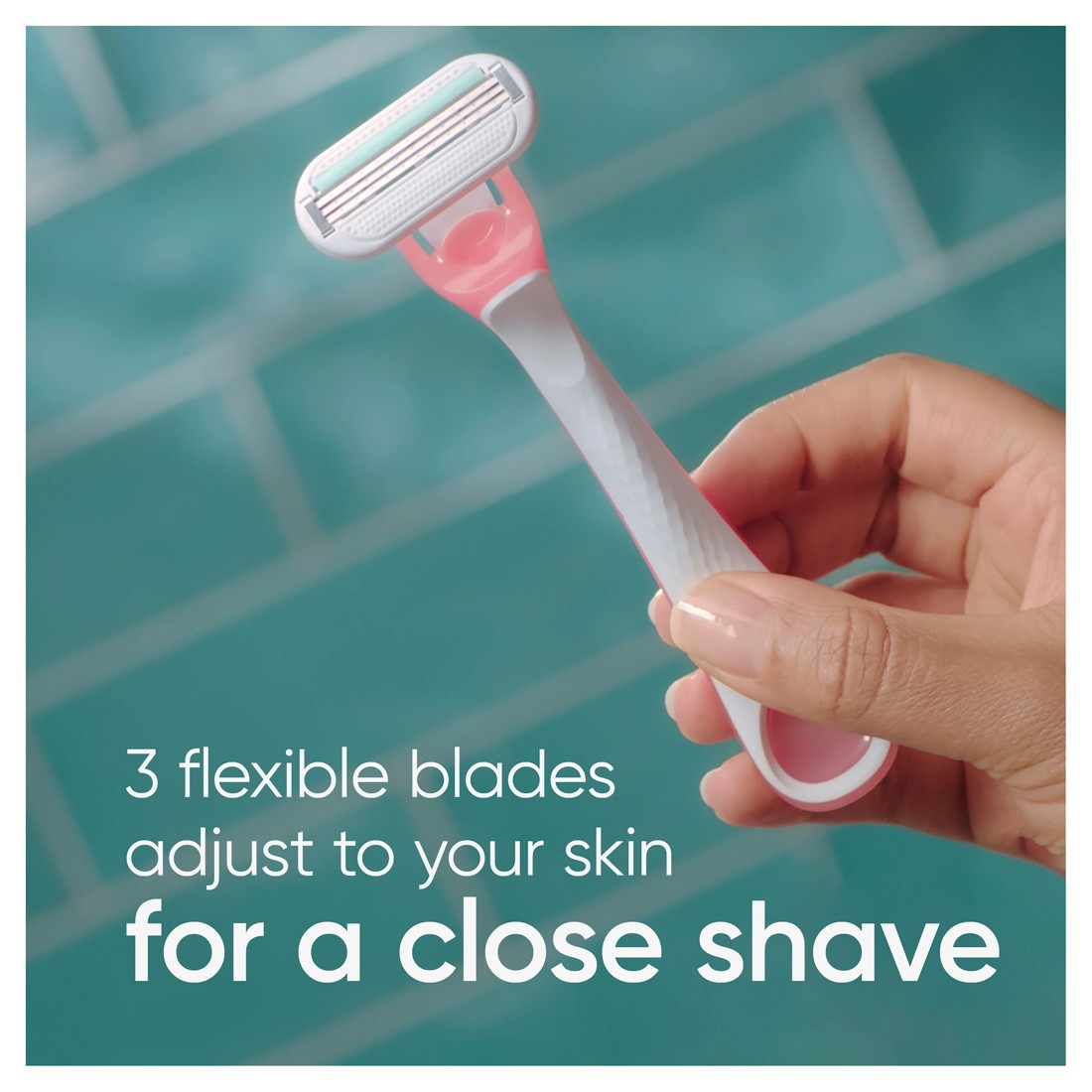 3 Gillette 3 Pack Venus Sensitive Disposable Razors, 3 of 8