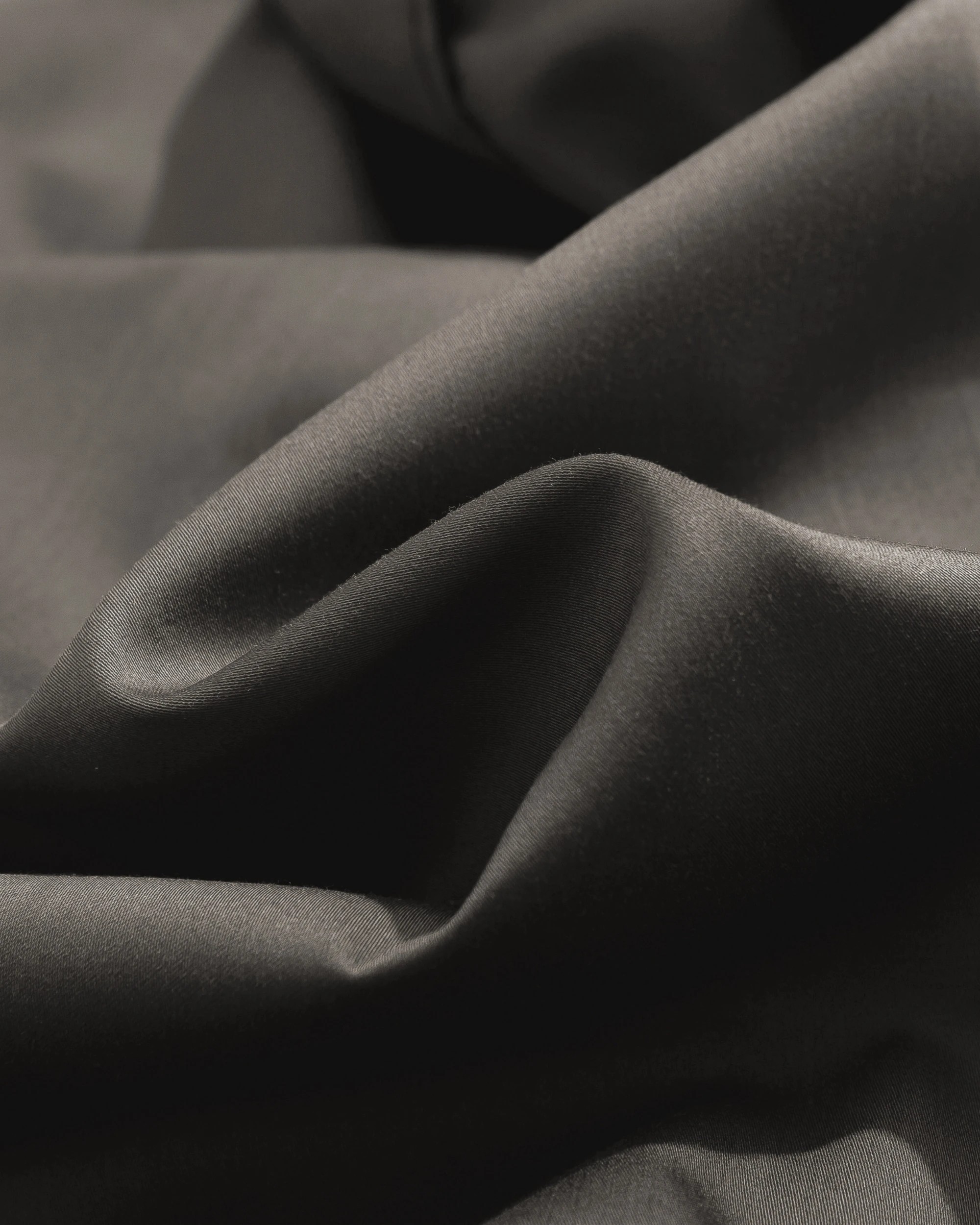 2 Serene 400TC Bamboo Cotton Sateen Fitted Sheet Set - King Single Bed - Charcoal, 2 of 5