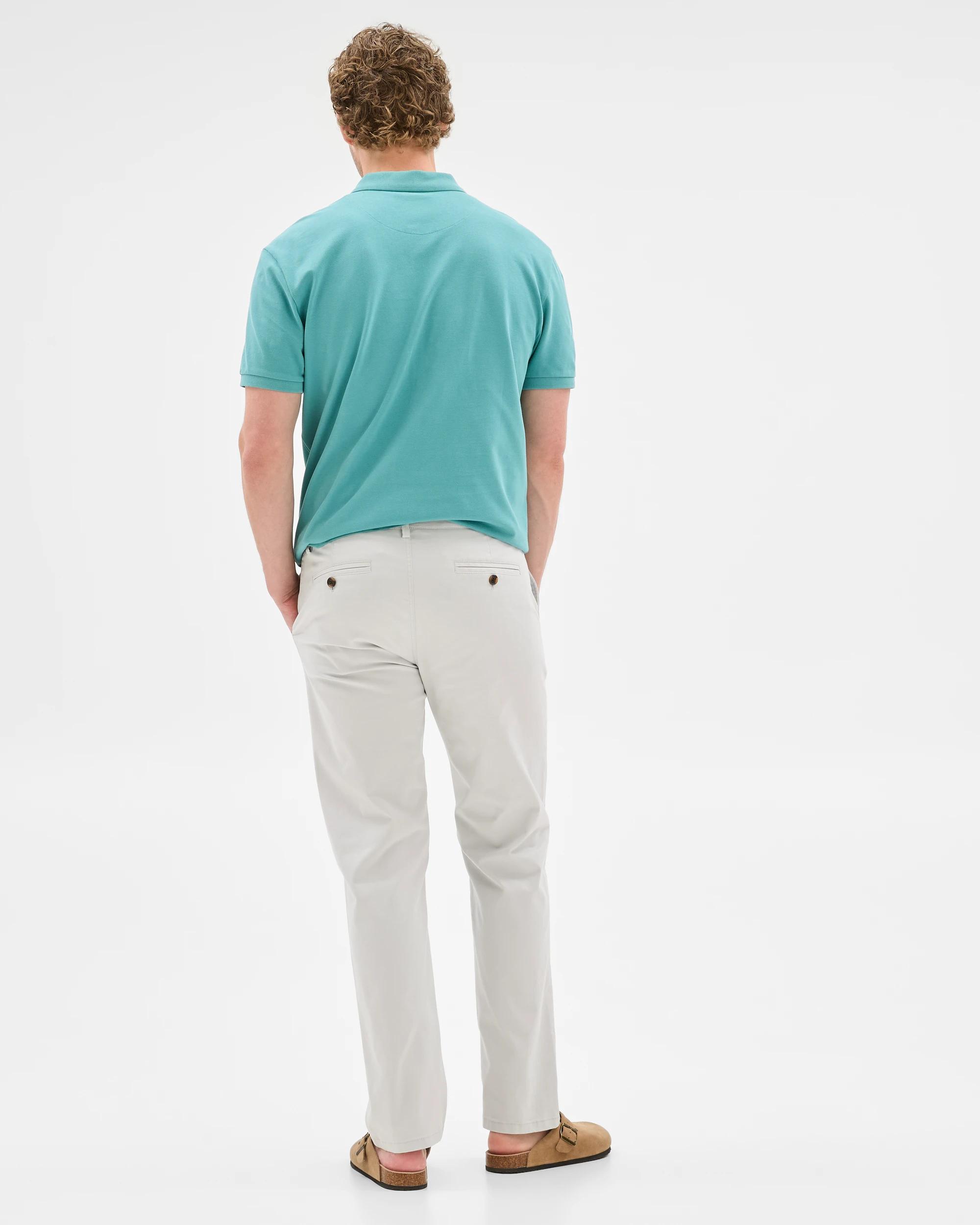 4 Target Man Australian Cotton Straight Chino Pants LIGHT GREY, 4 of 5