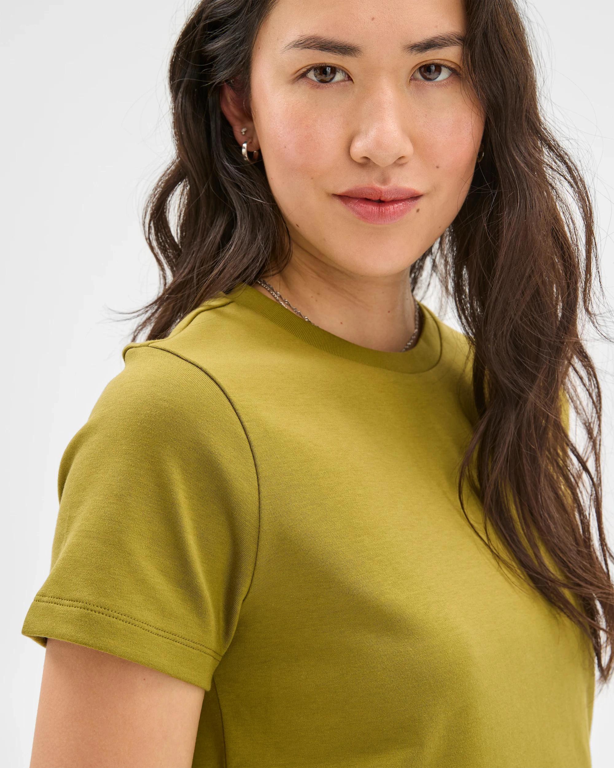 5 Target Australian Cotton Interlock Neat T-Shirt PARROT GREEN, 5 of 8