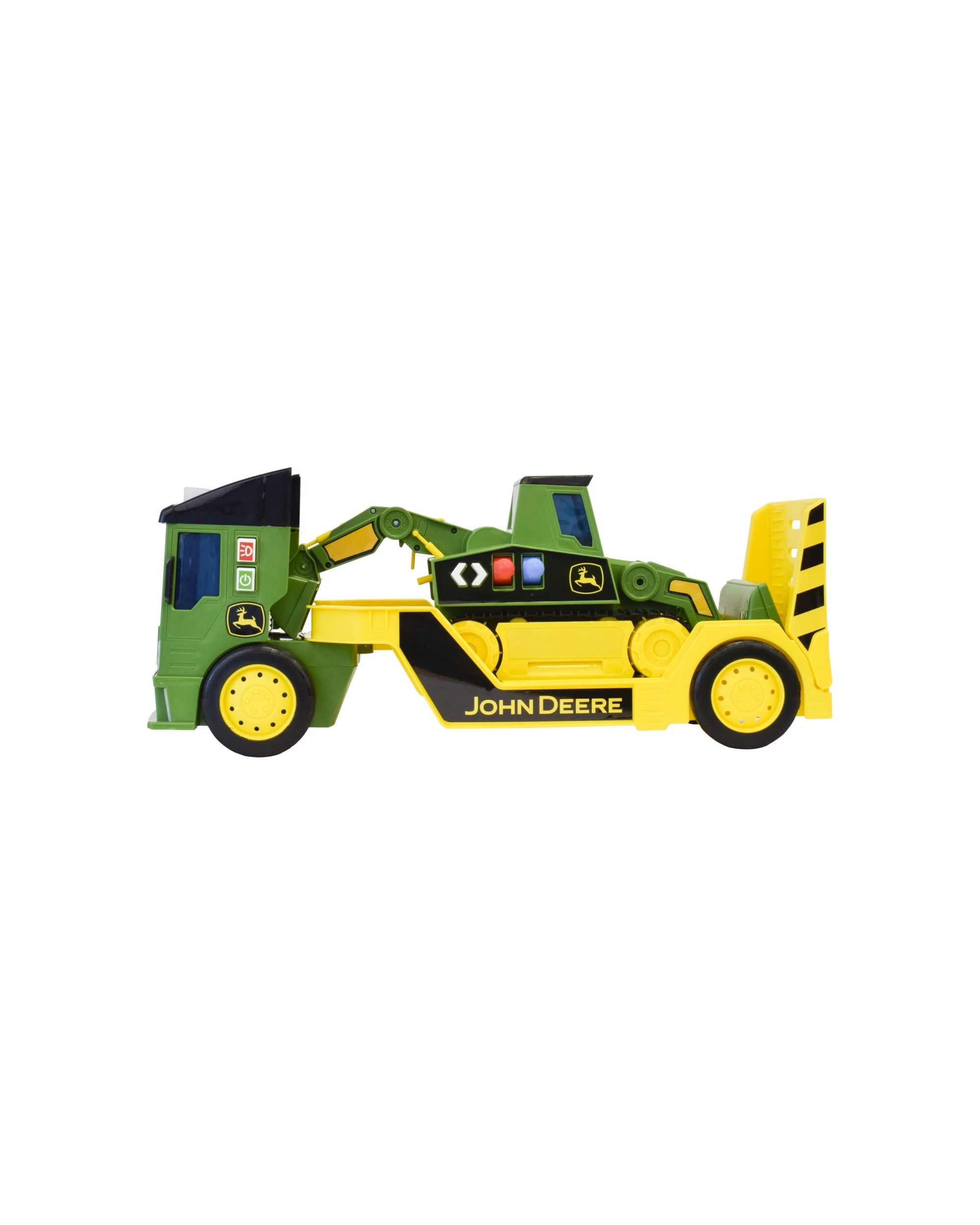 1 JOHN DEERE Mega Mover Maxx Action 2-N-1 Construction Truck Kids Toy With Lights and Sounds - Multi, 1 of 3
