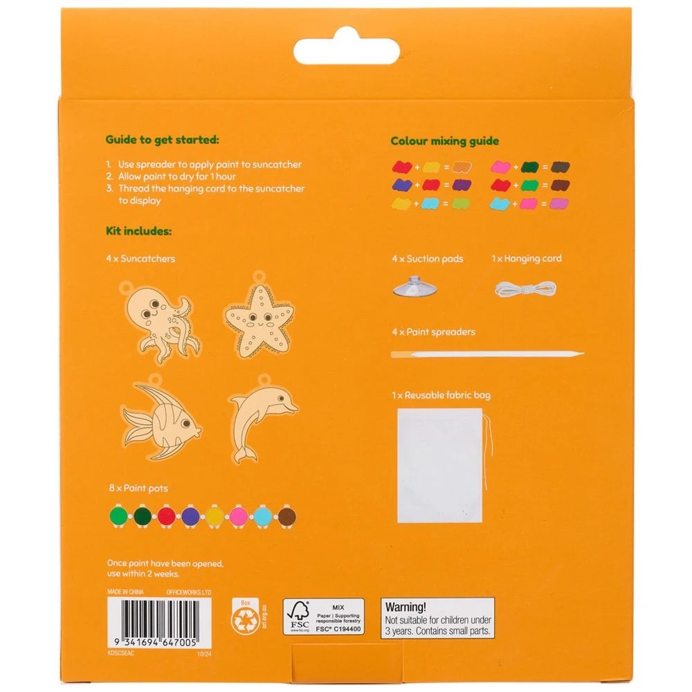 3 Kadink Suncatcher Kit Sea Life 4 Pack, 3 of 3