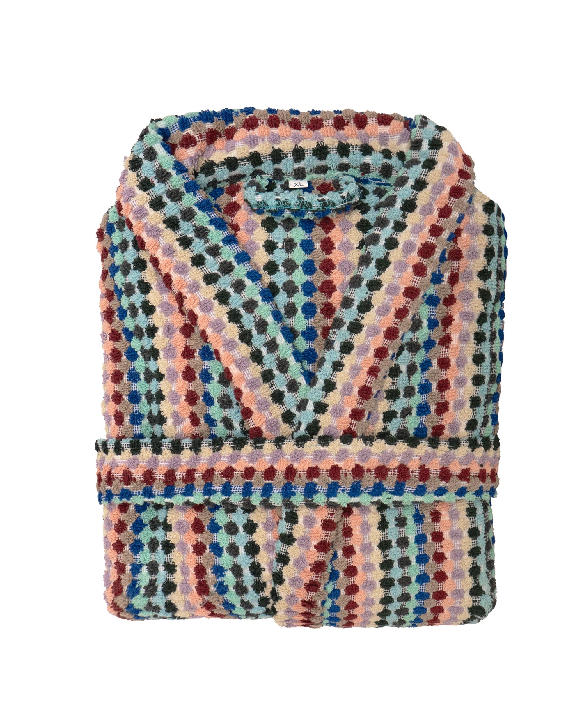 1 Bambury Miami Pom Pom Bathrobe Size Medium/Large - Multi, 1 of 3