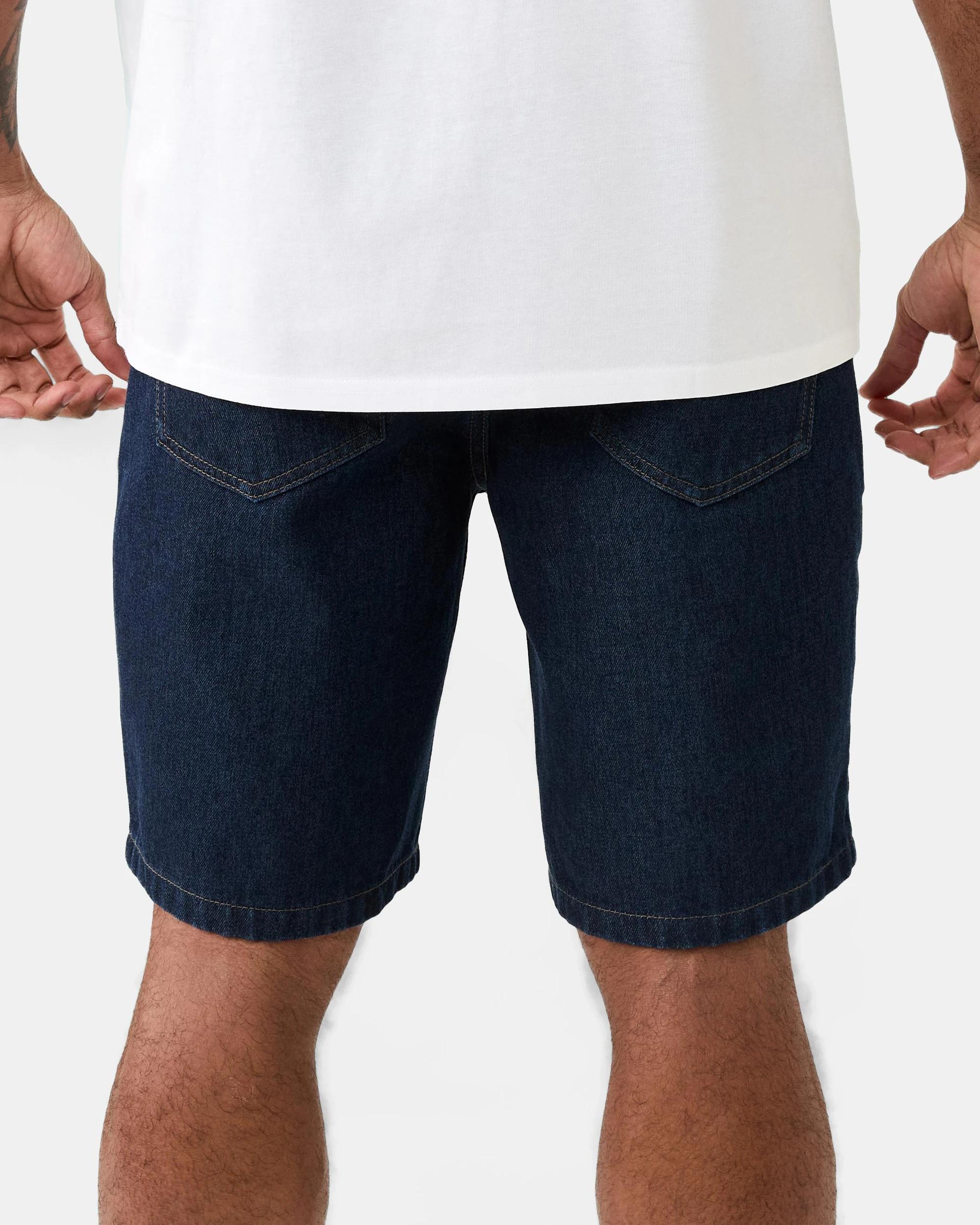 3 Classic Denim Shorts Dark Wash, 3 of 7
