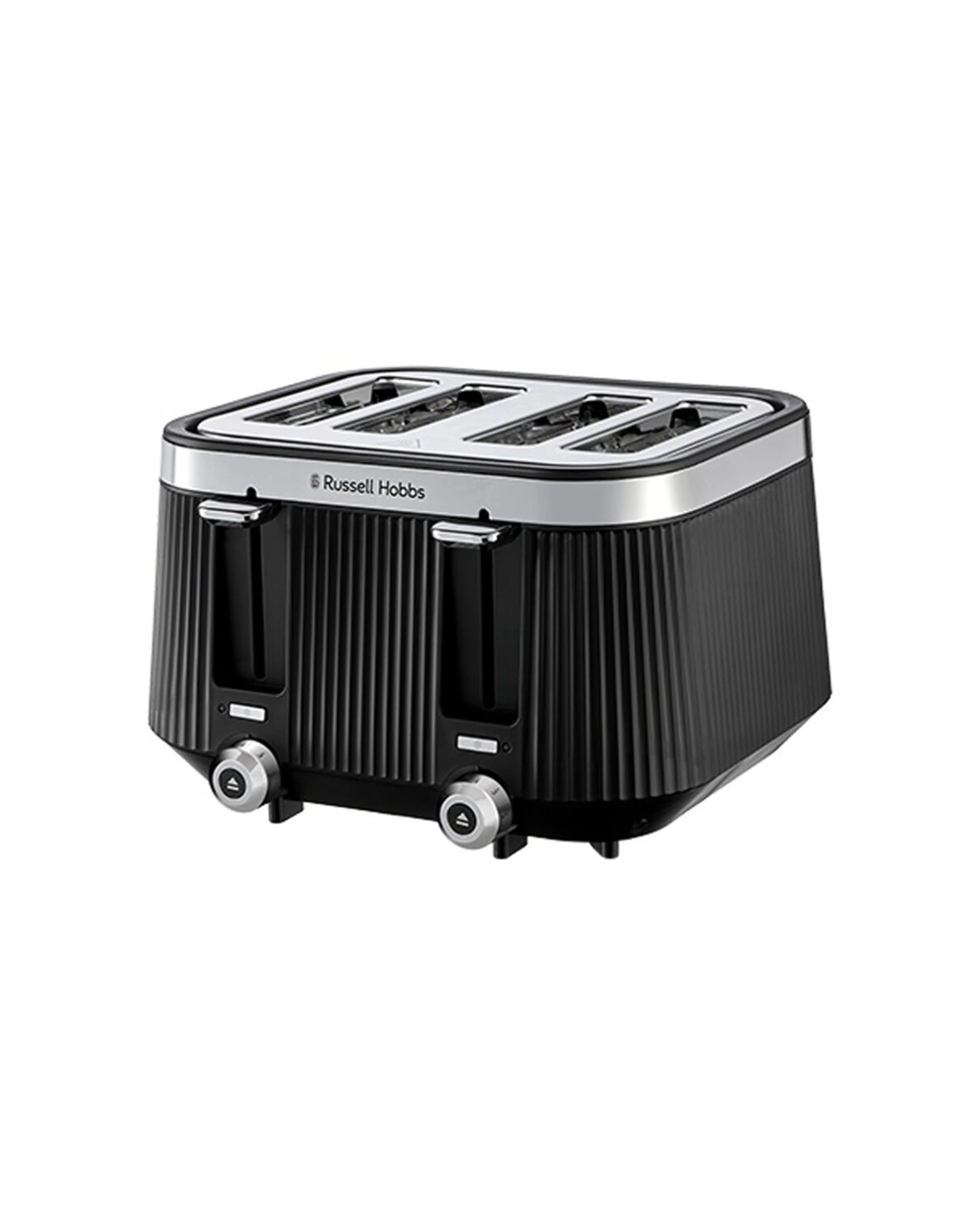 1 Russell Hobbs Bronte 4 Slice Toaster Large Capacity Family With High Lift - Black, 1 of 1