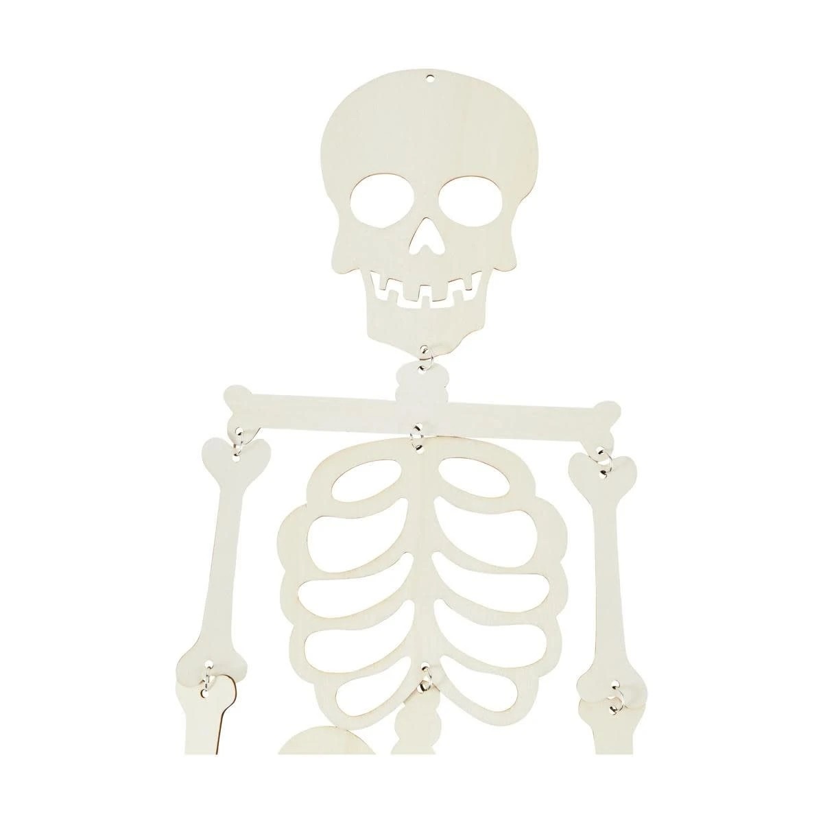 4 Halloween Craft Wood Blank Skeleton, 4 of 7