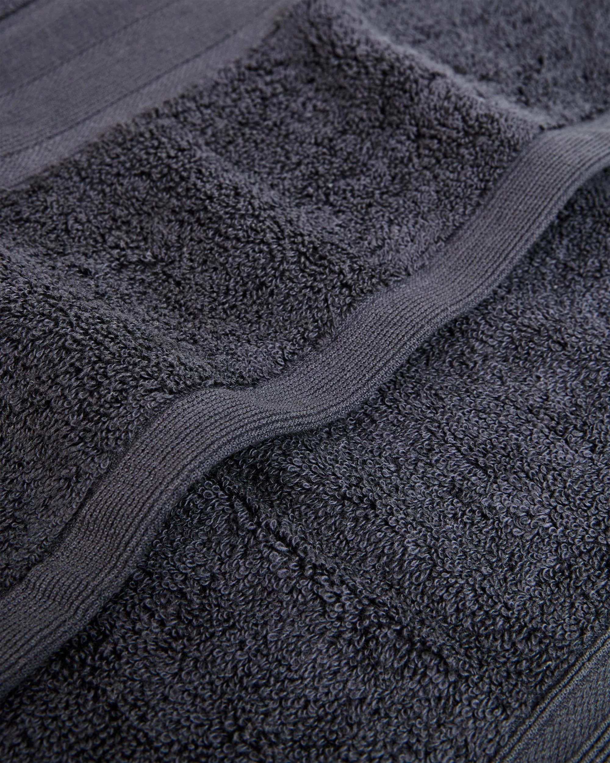 2 Grandeur Australian Cotton Bath Sheet - Black, 2 of 2